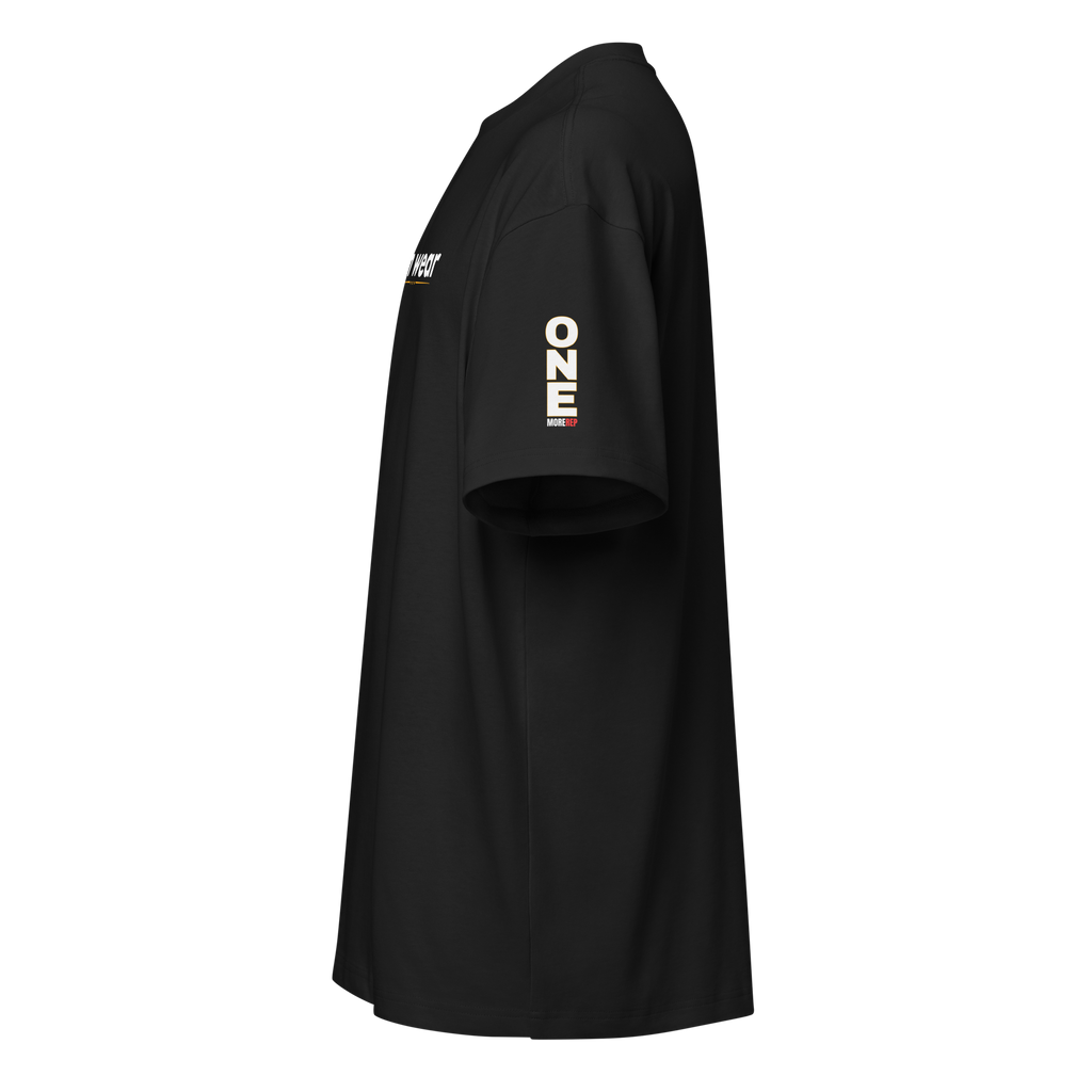 One More Rep - Oversized T-Shirt - Black