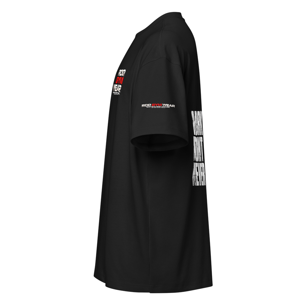 Work Hard Dont Quit - Oversized T-Shirt - Black
