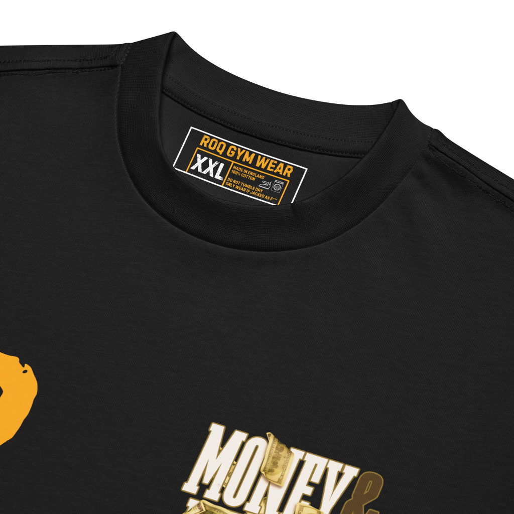 Money & Muscle - Oversized T-Shirt - Black