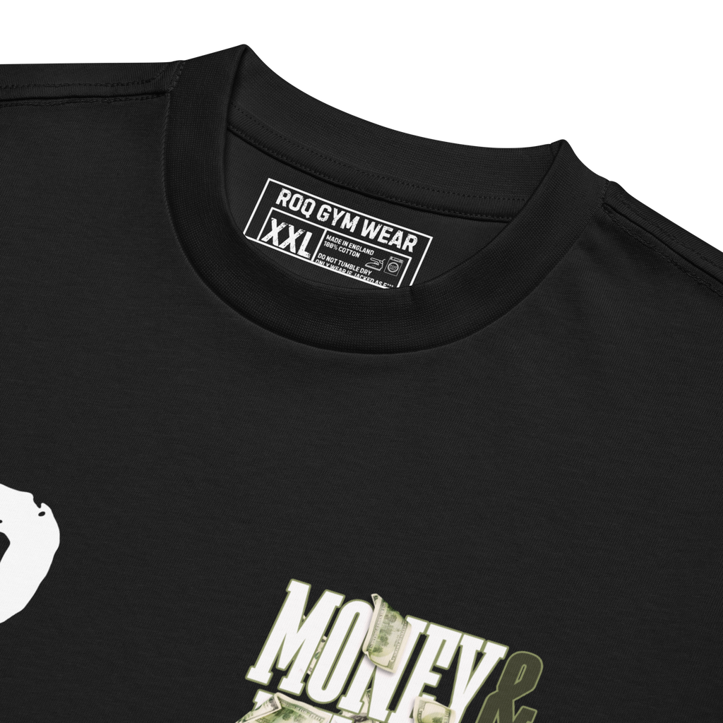 Money & Muscle - Oversized T-Shirt - Black