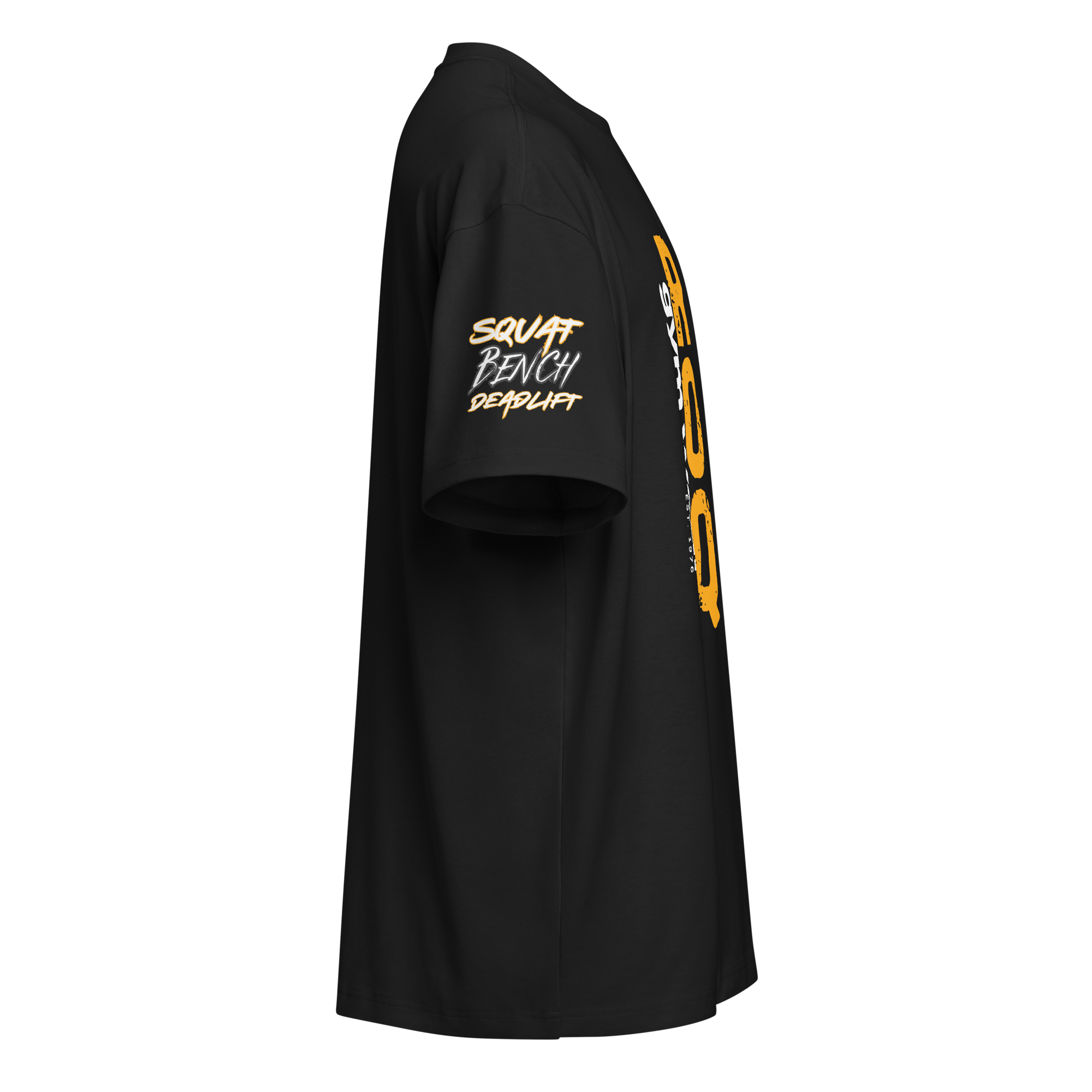 Squat Bench Deadlift - Oversized T-Shirt - Black
