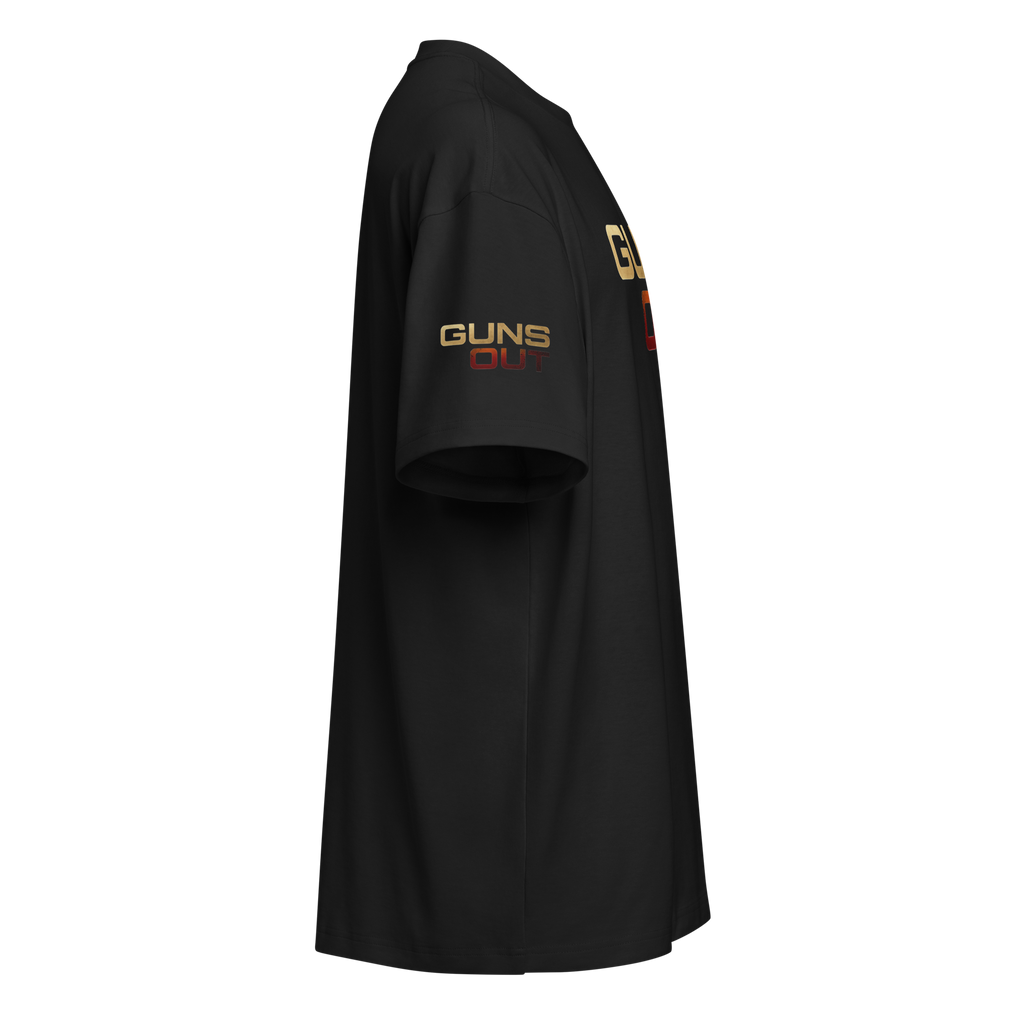 Guns Out - Oversized T-Shirt - Black