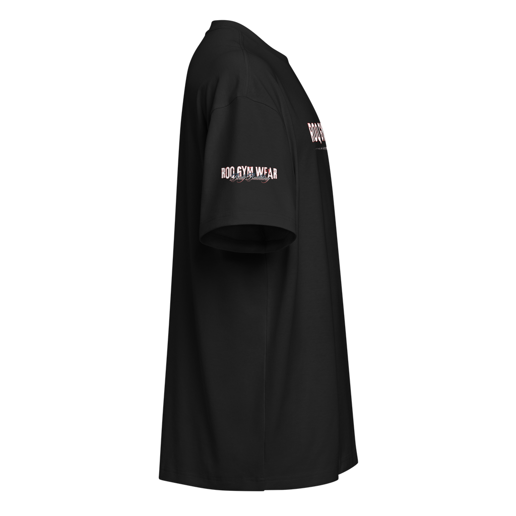 Eat Sleep Lift Repeat - Oversized T-Shirt - Black