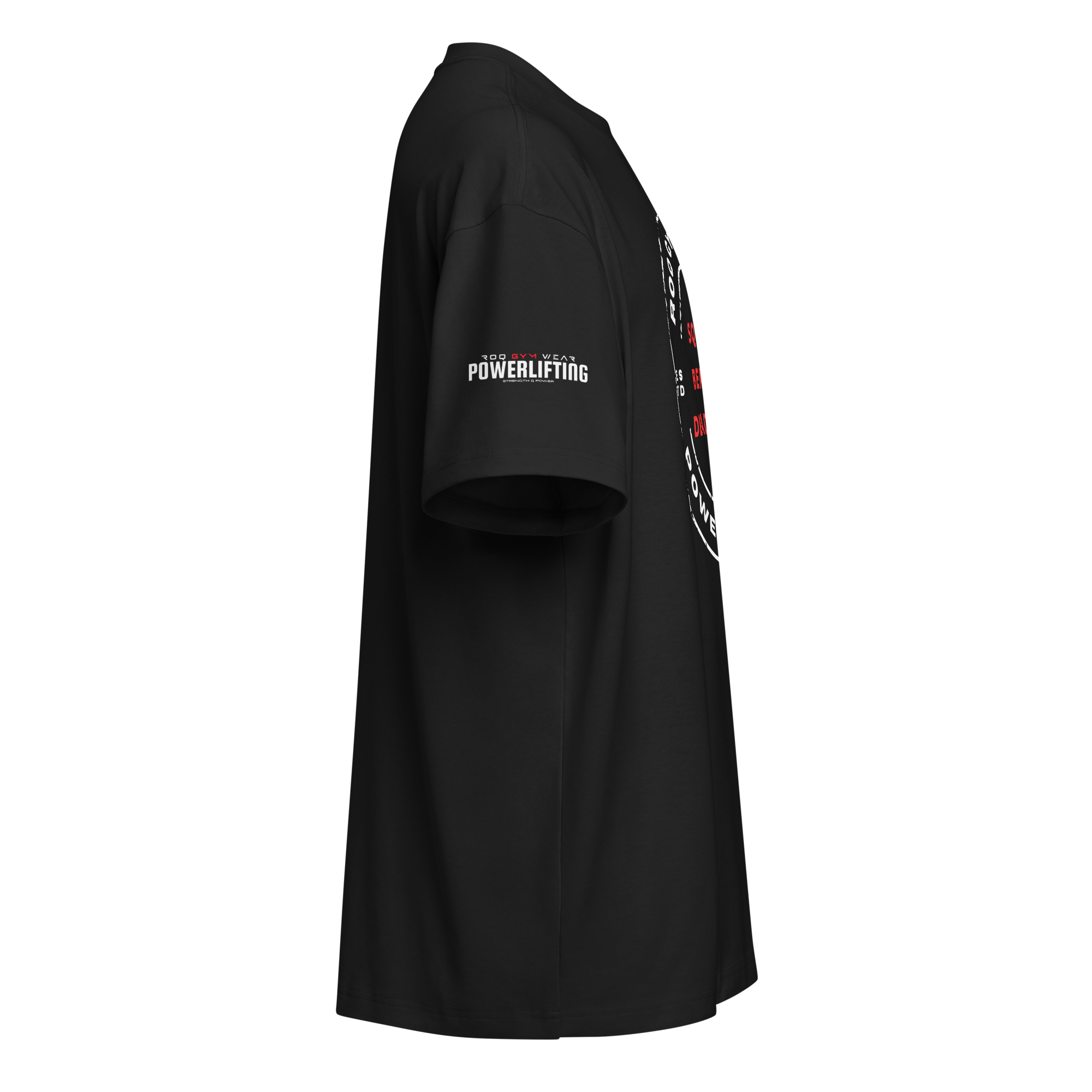Squat Bench Deadlift - Oversized T-Shirt - Black