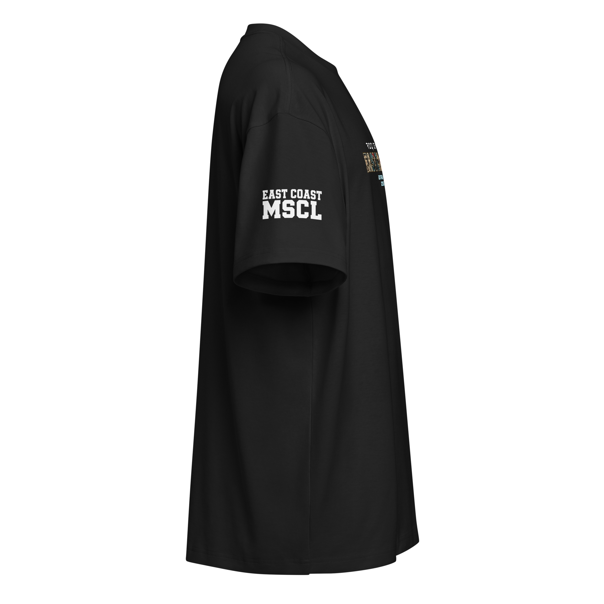 East Coast Muscle - Oversized T-Shirt - Black