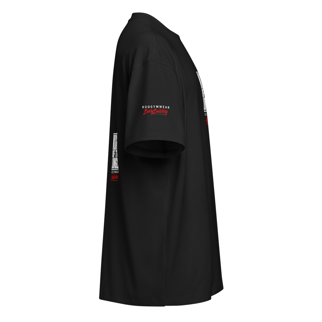 King Of The Jungle - Oversized T-Shirt - Black