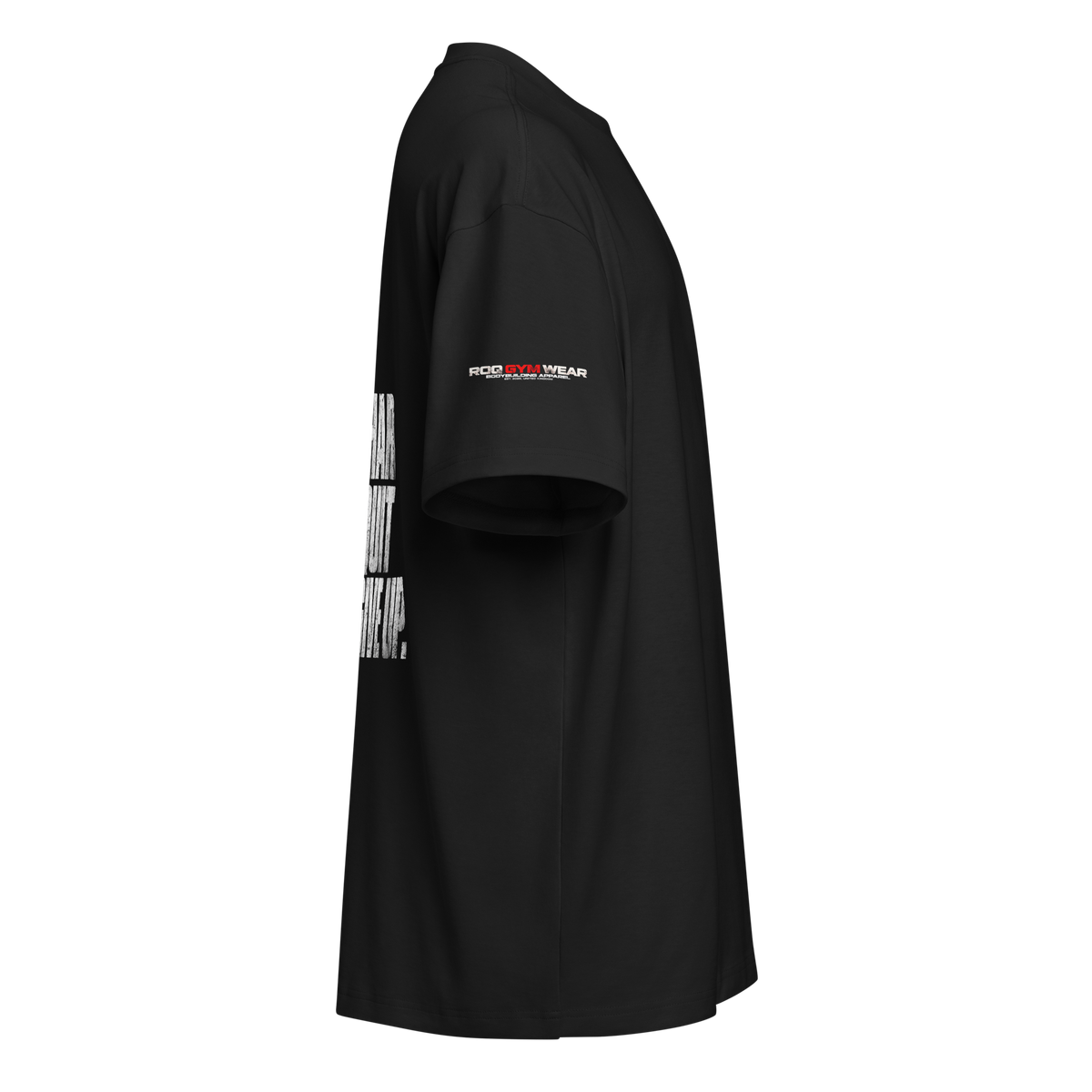 Work Hard Dont Quit - Oversized T-Shirt - Black