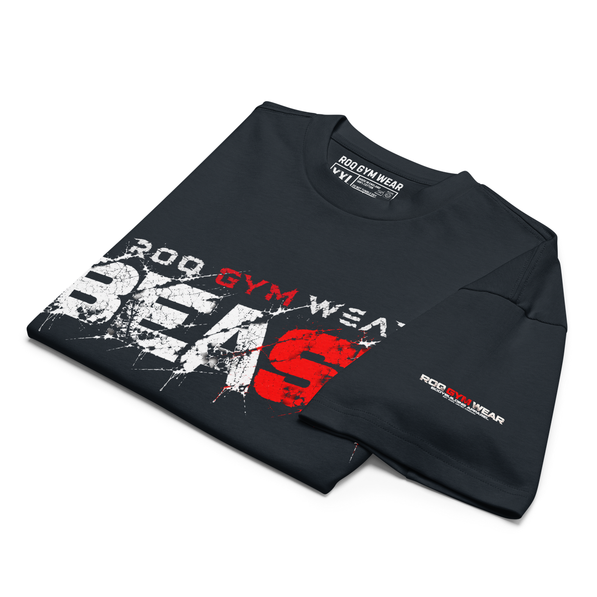Beast - Oversized T-Shirt - Black/Blue