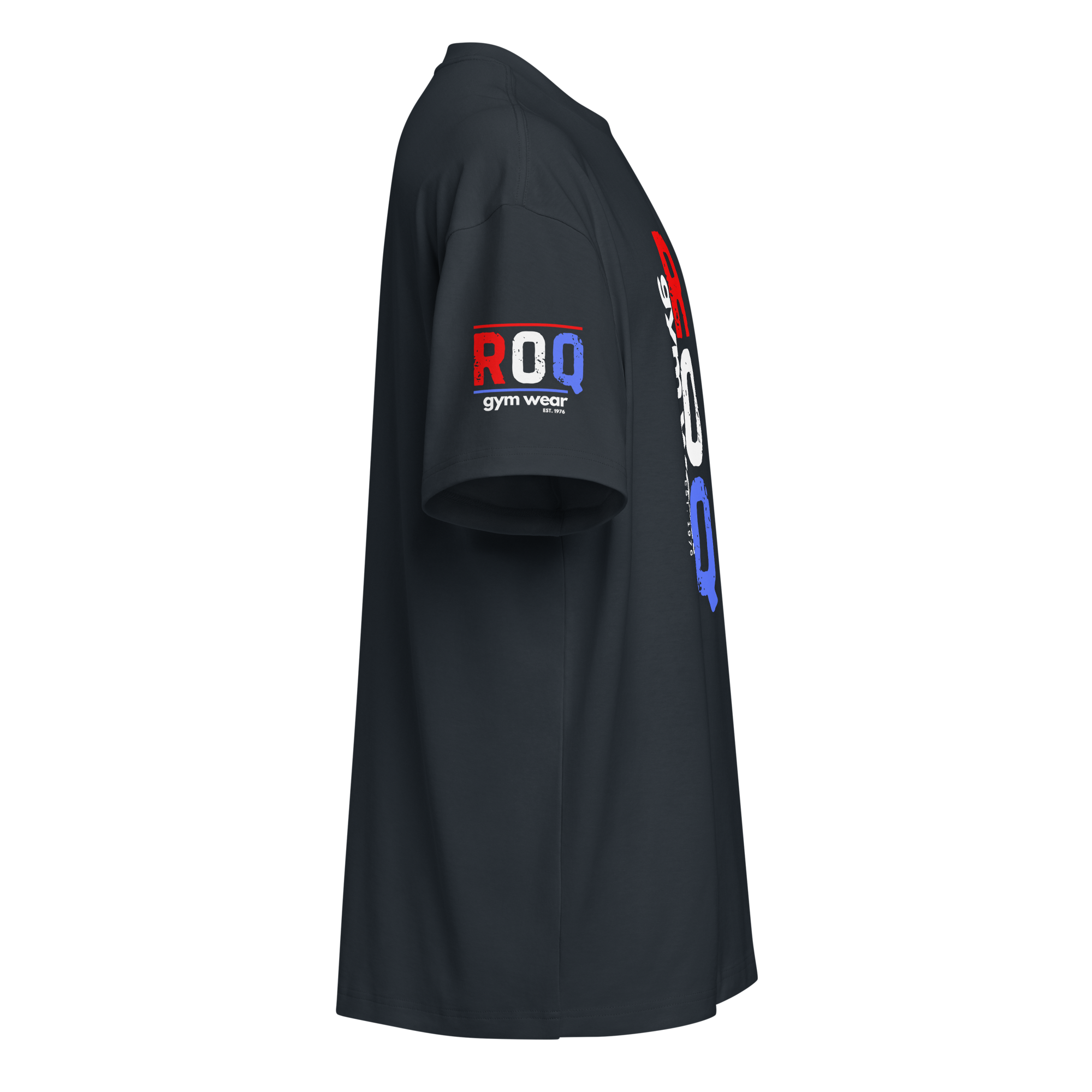 Liftin' Then Donuts - Oversized T-Shirt - Navy Blue