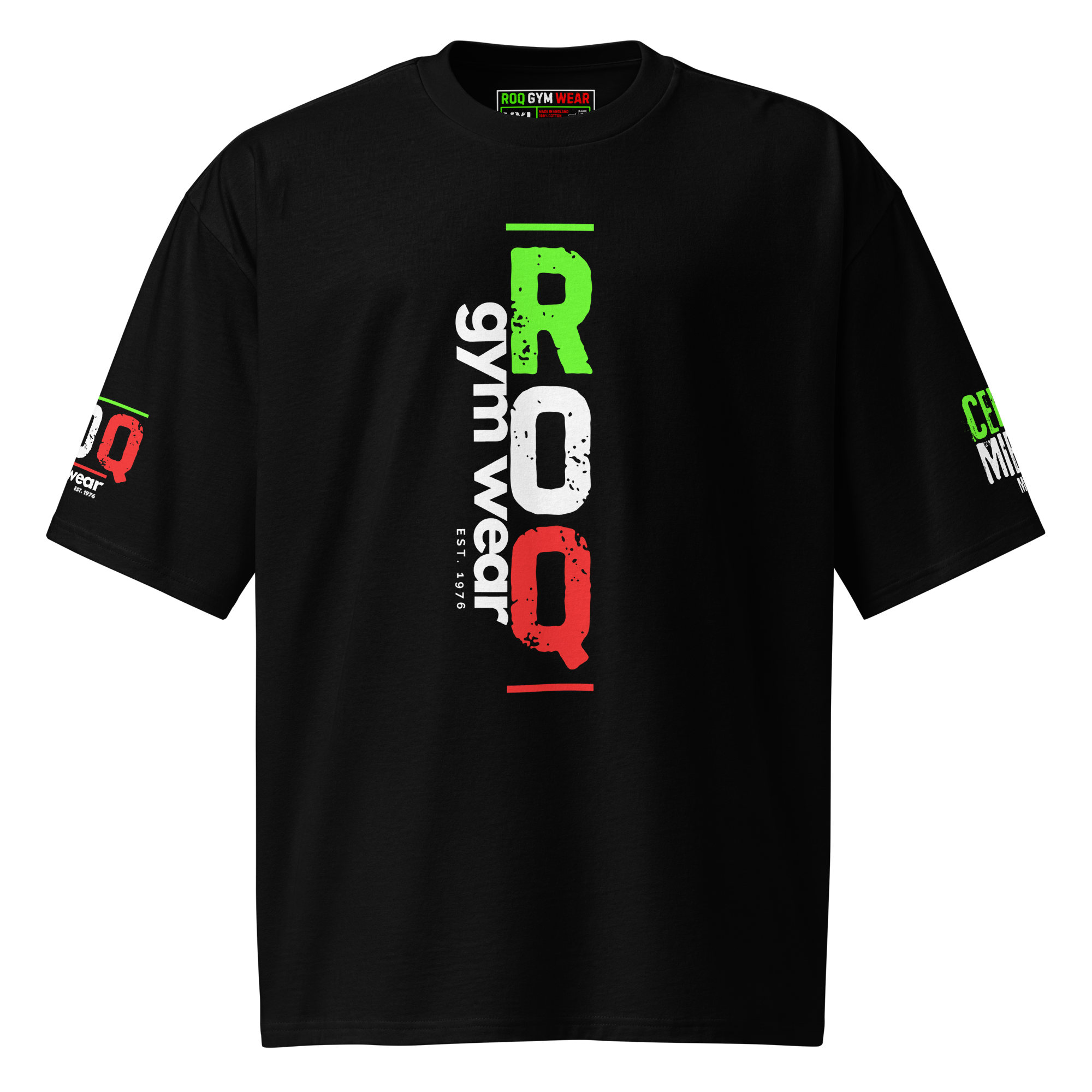 Eat Sleep Lift Repeat - Oversized T-Shirt - Black