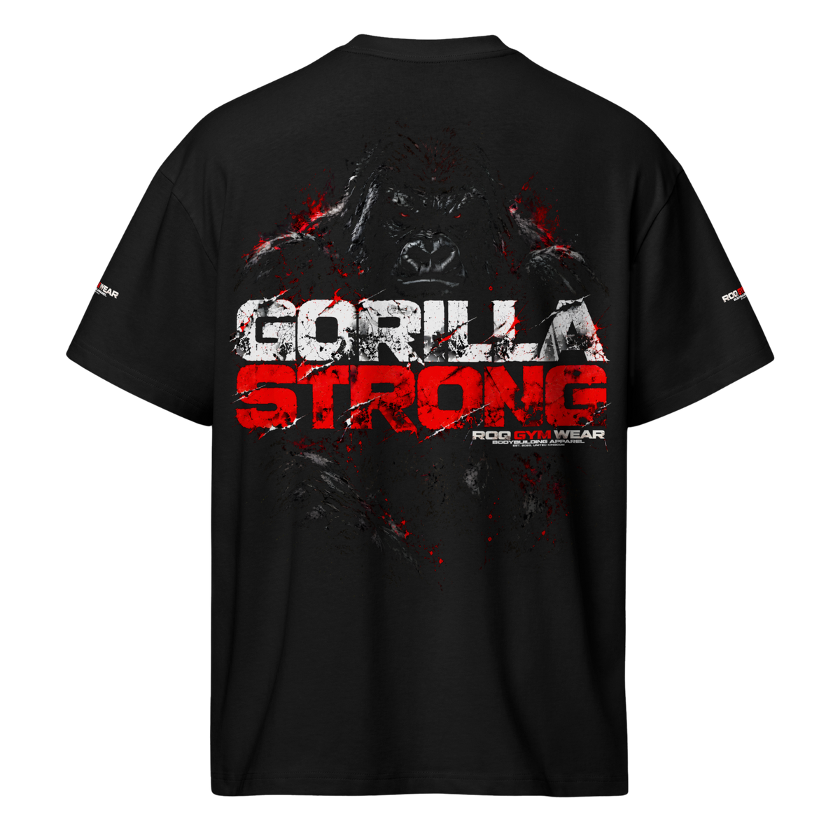 Gorilla Strong - Oversized T-Shirt - Black