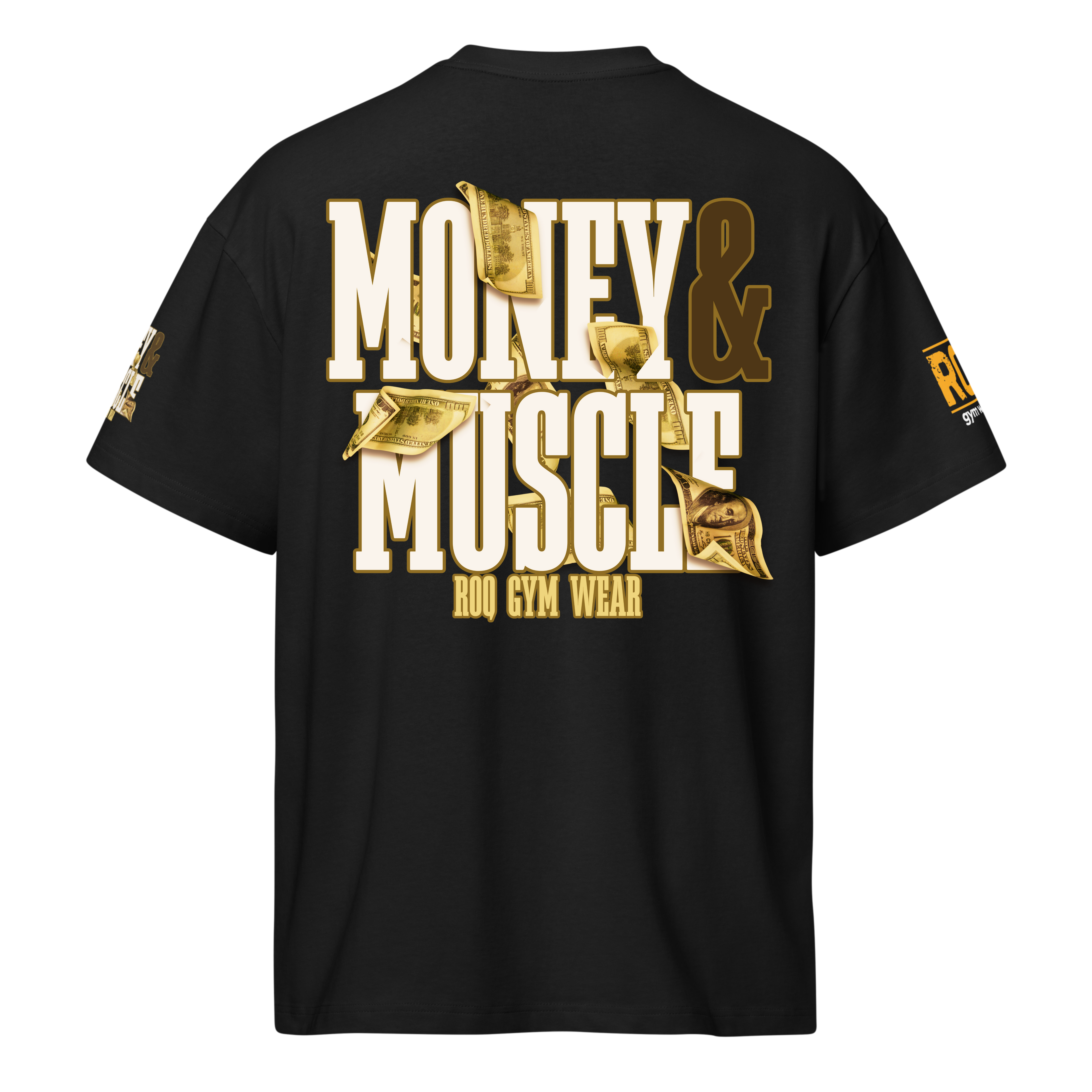 Money & Muscle - Oversized T-Shirt - Black