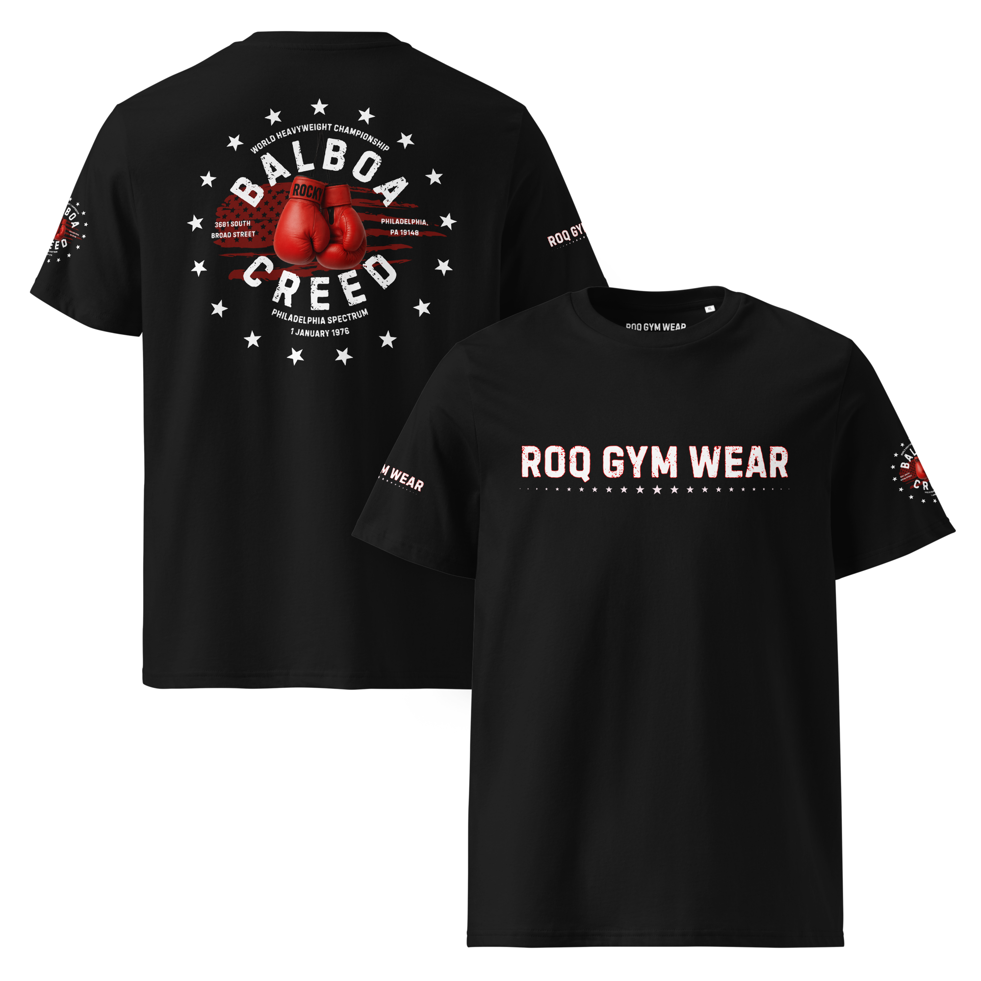 Balboa v Creed - Regular T-Shirt - Black