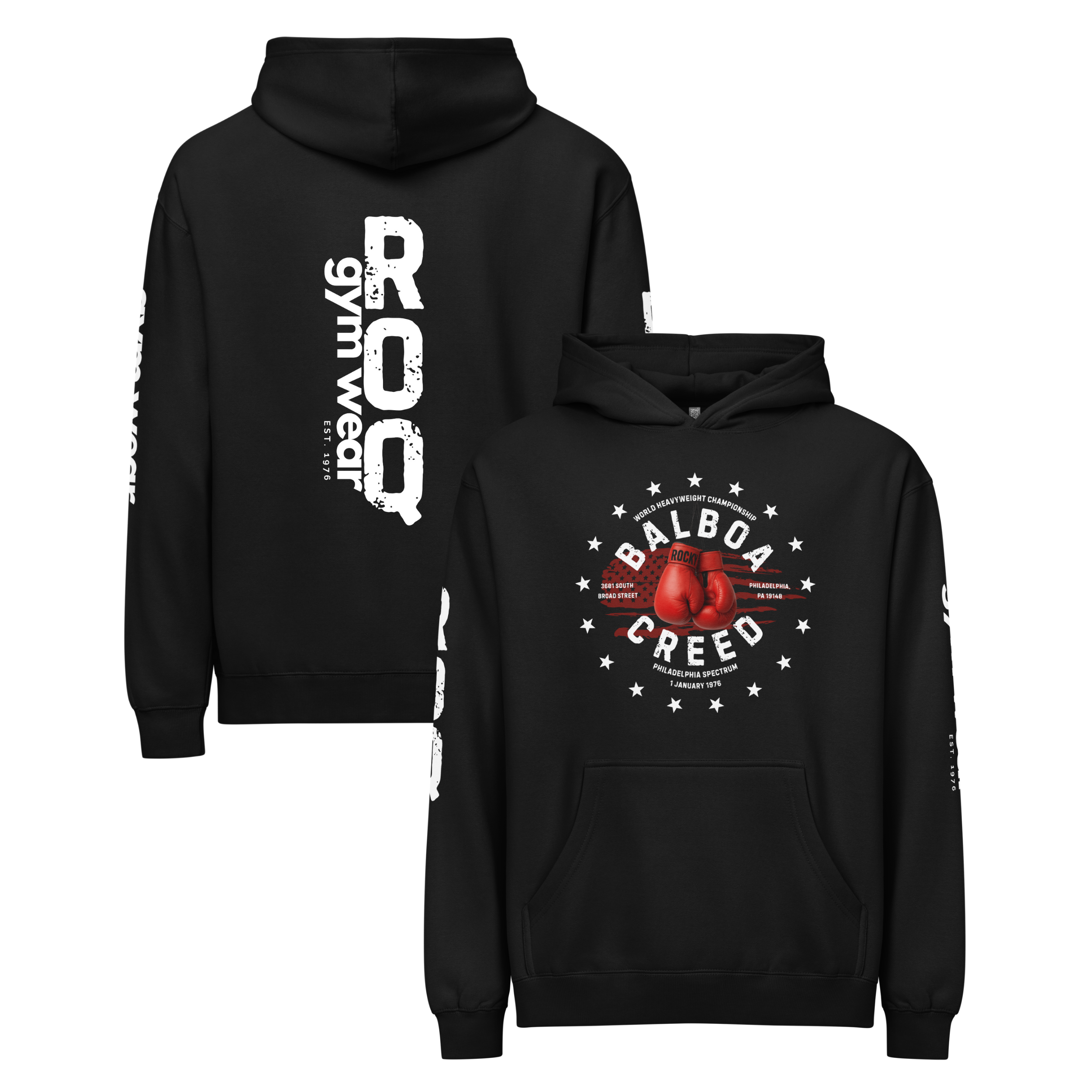 Balboa v Creed - Hoodie - Black