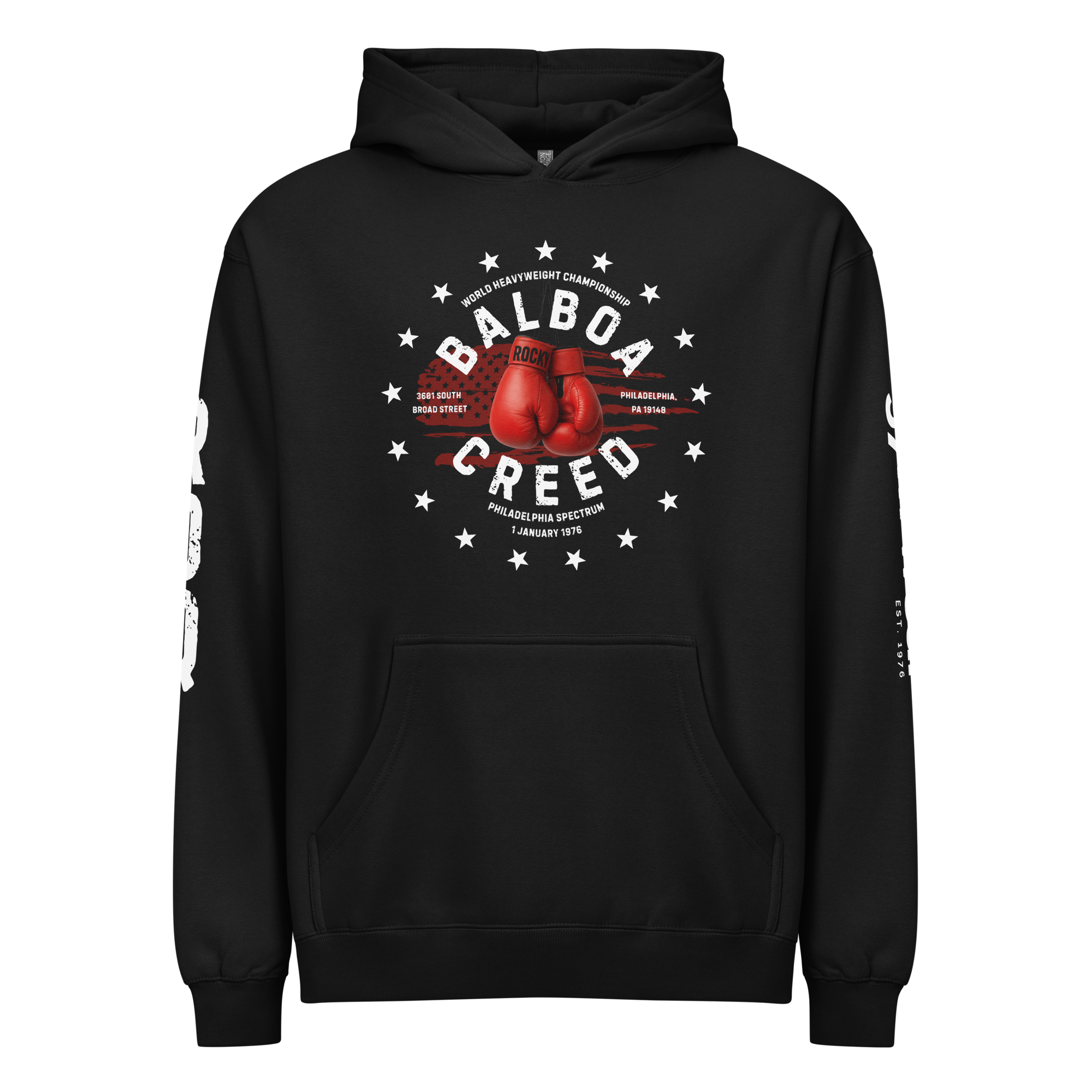 Balboa v Creed - Hoodie - Black