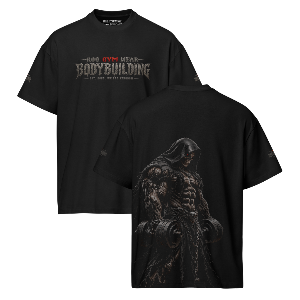 The Gym Reaper - Oversized T-Shirt - Black