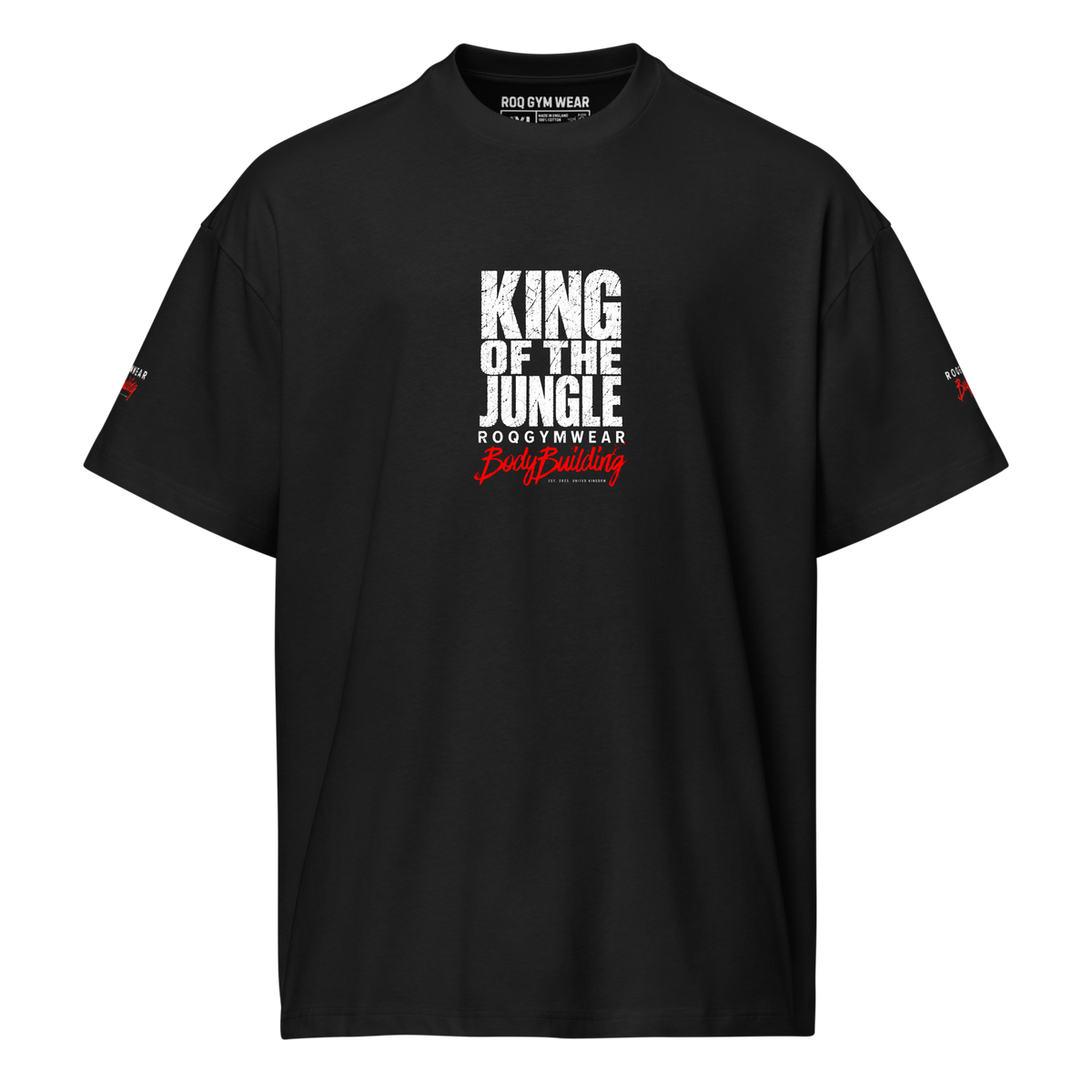 King Of The Jungle - Oversized T-Shirt - Black