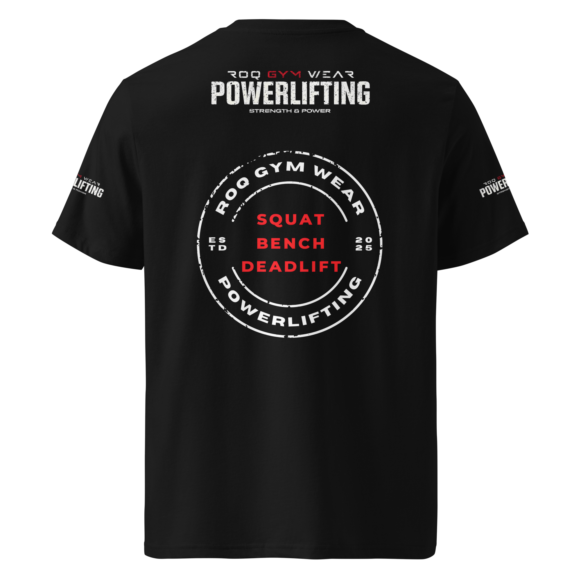 Squat Bench Deadlift - Regular T-Shirt - Black