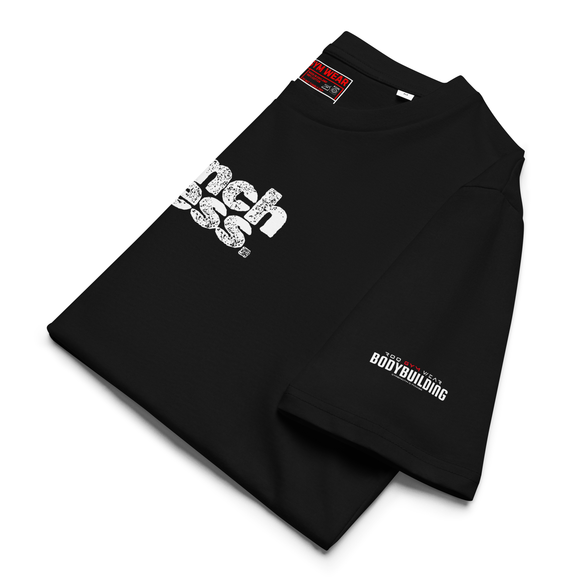 Bench Press - Regular T-Shirt - Black/White