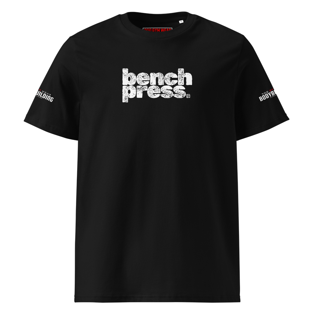 Bench Press - Regular T-Shirt - Black/White