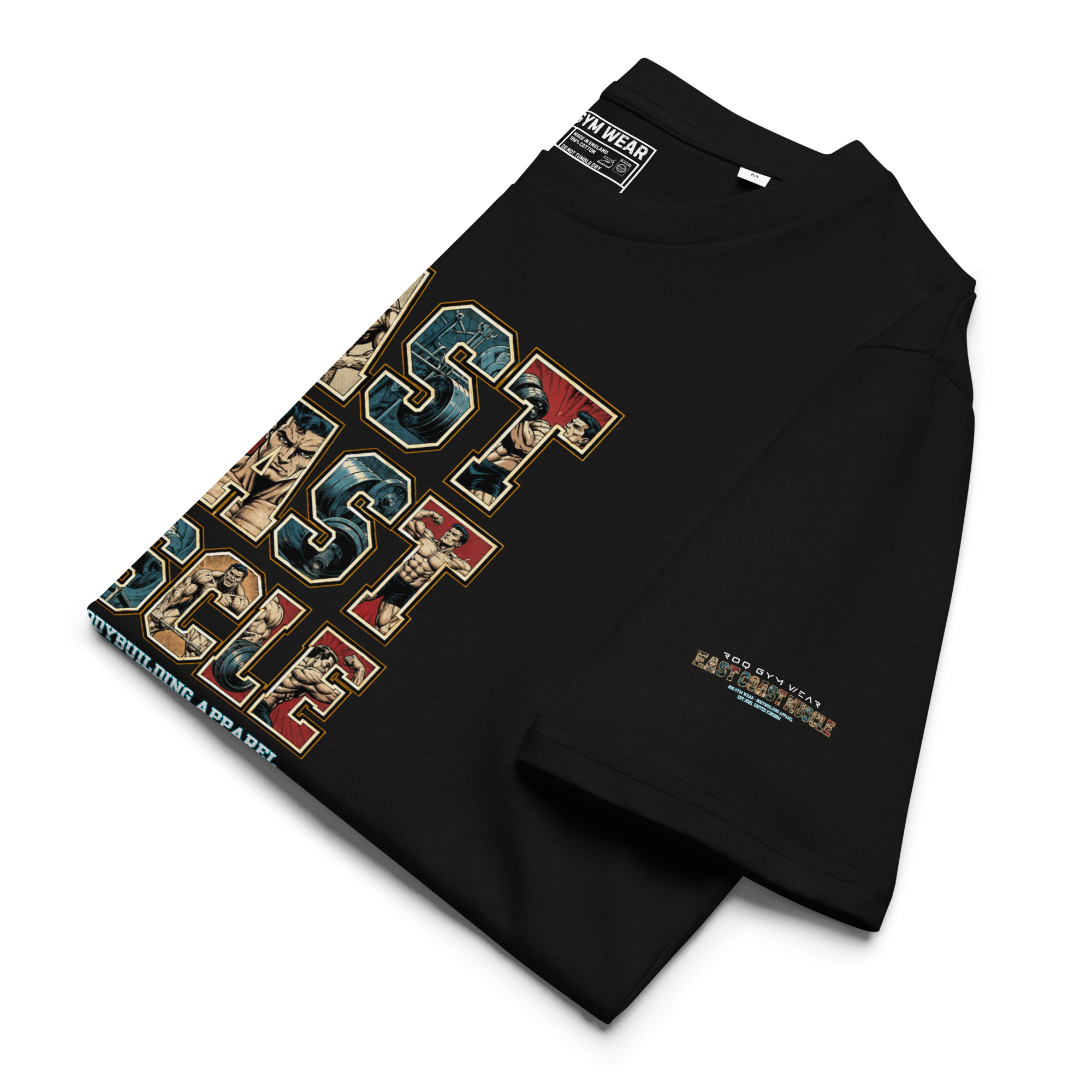 East Coast Muscle - Regular T-Shirt - Black