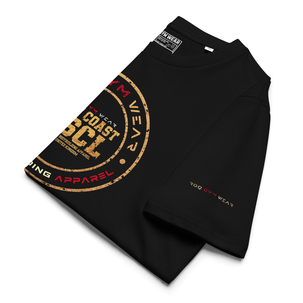 East Coast Muscle Gold - Regular T-Shirt - Black