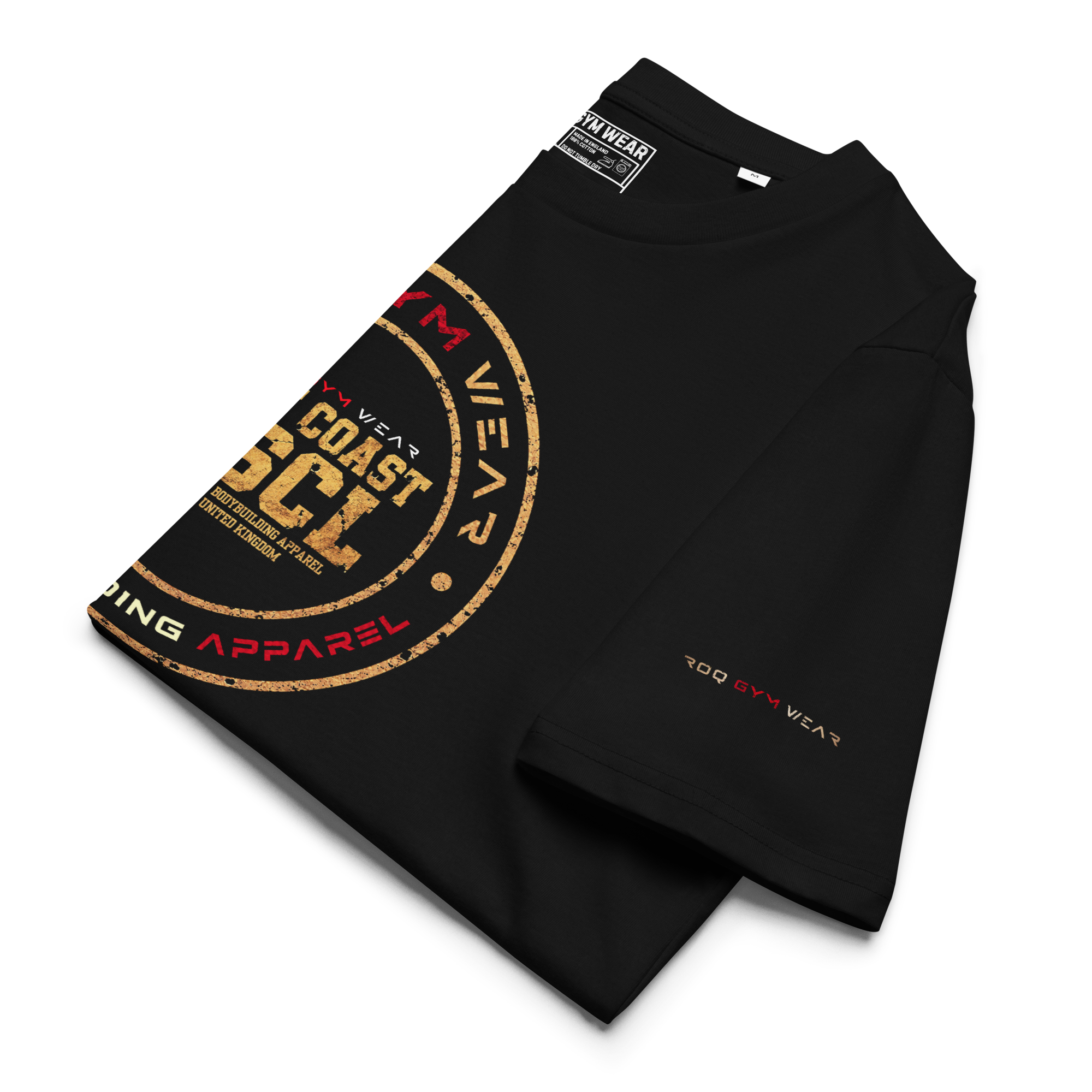 East Coast Muscle Gold - Regular T-Shirt - Black