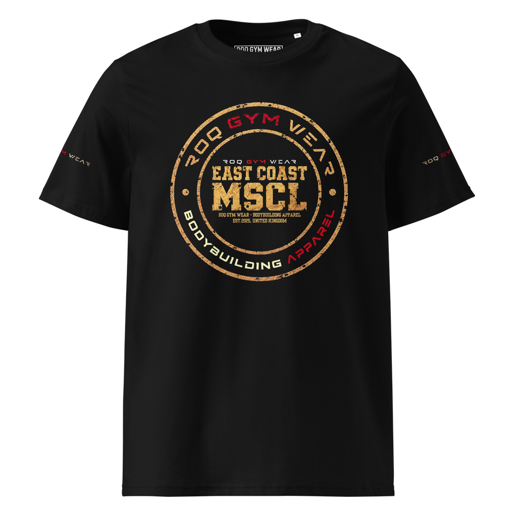 East Coast Muscle Gold - Regular T-Shirt - Black