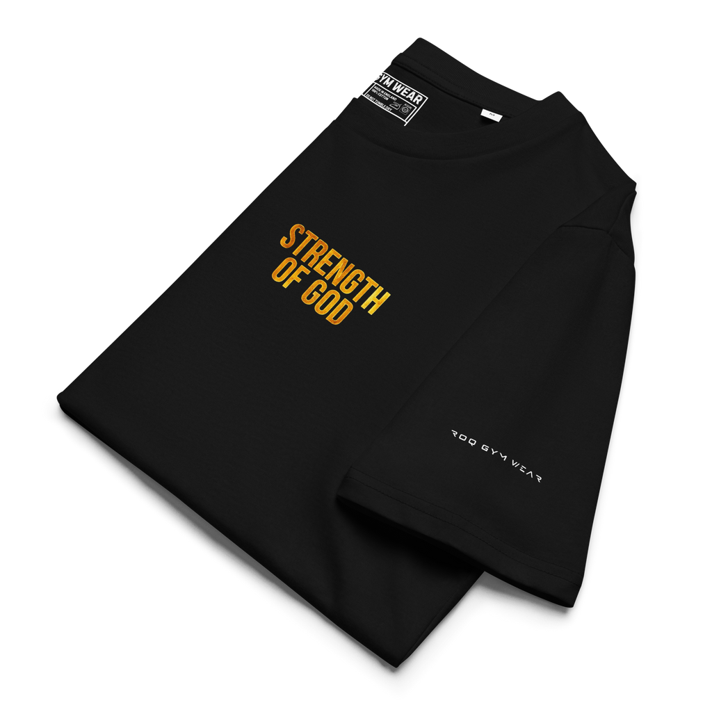 Strength Of God - Regular T-Shirt - Black