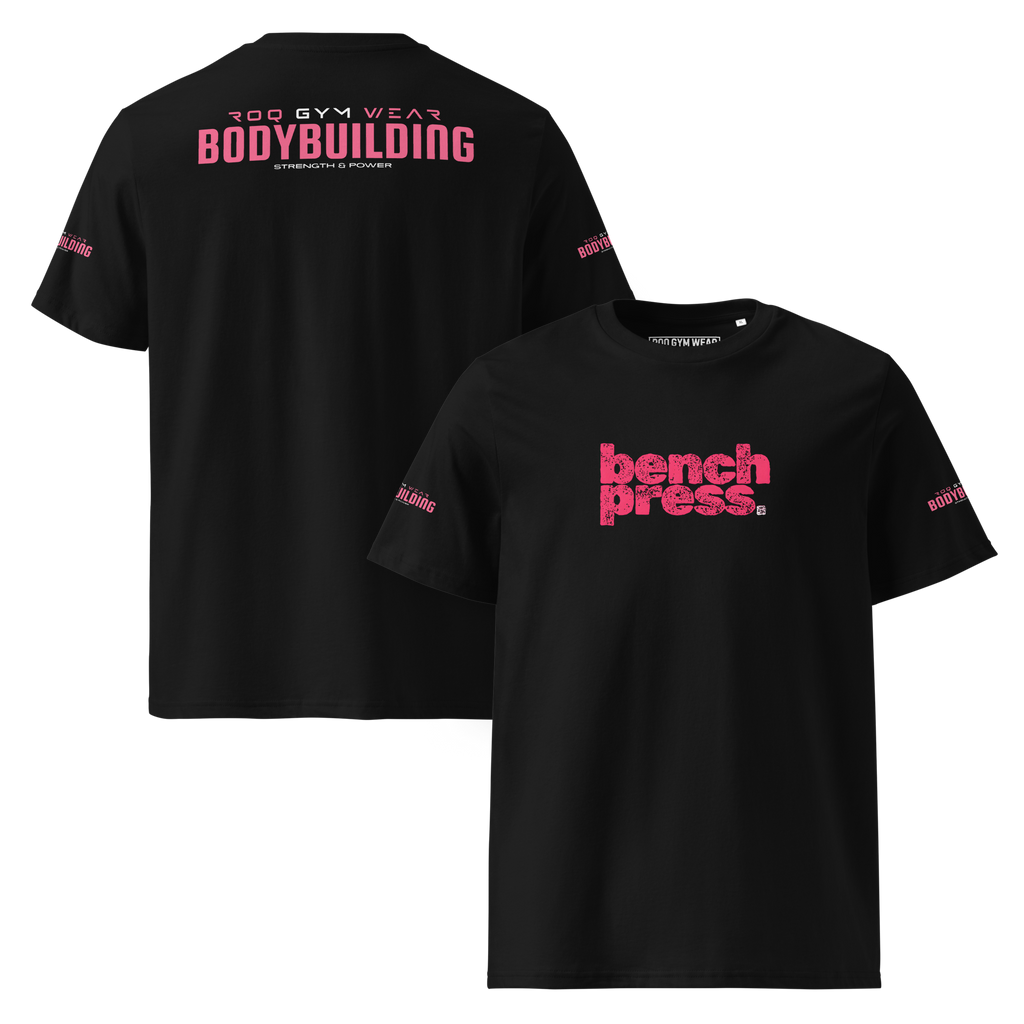 Bench Press - Regular T-Shirt - Black/Pink