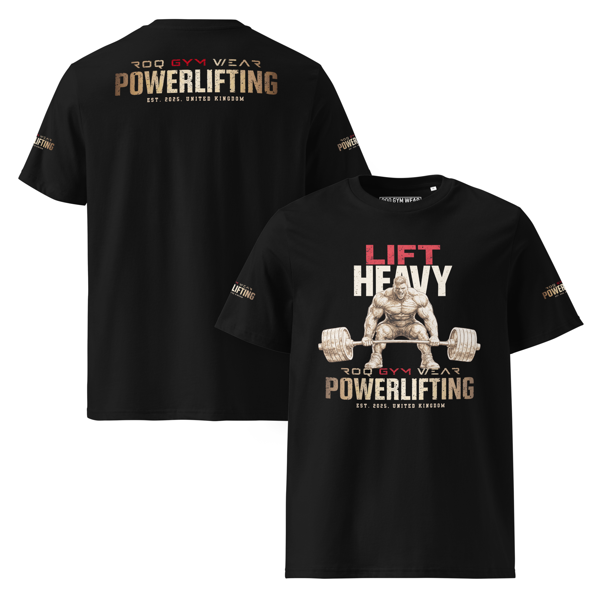 Lift Heavy - Regular T-Shirt - Black