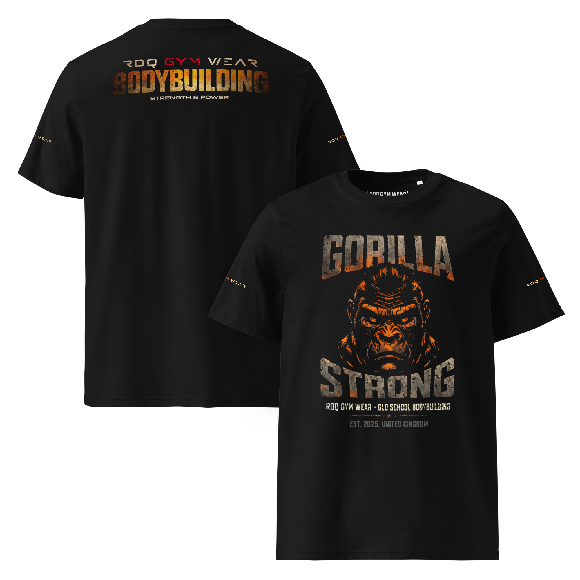 Gorilla Strong - Regular T-Shirt - Black