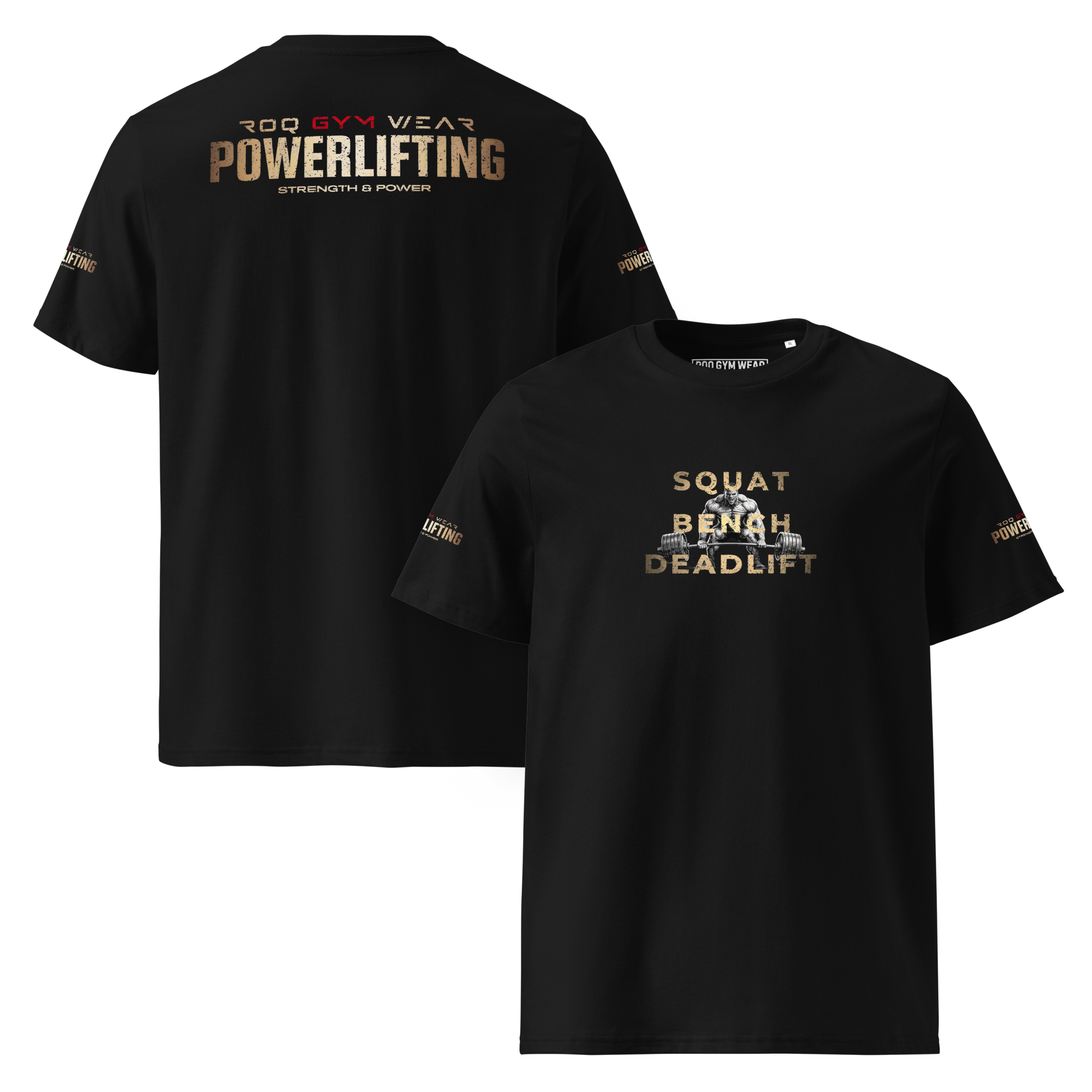 Squat Bench Deadlift - Regular T-Shirt - Black