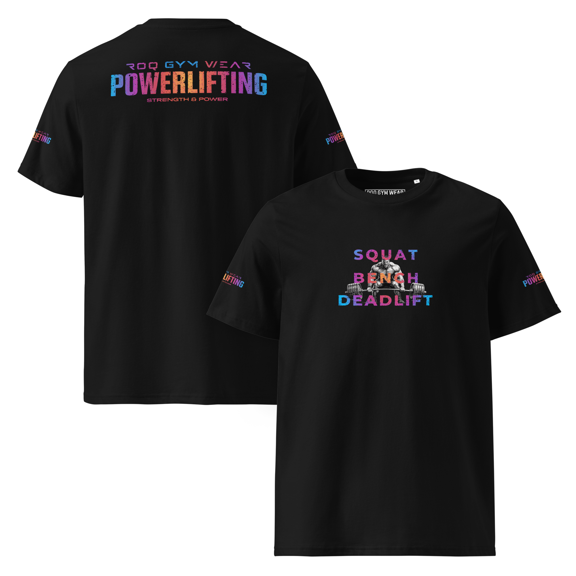 Squat Bench Deadlift - Regular T-Shirt - Black