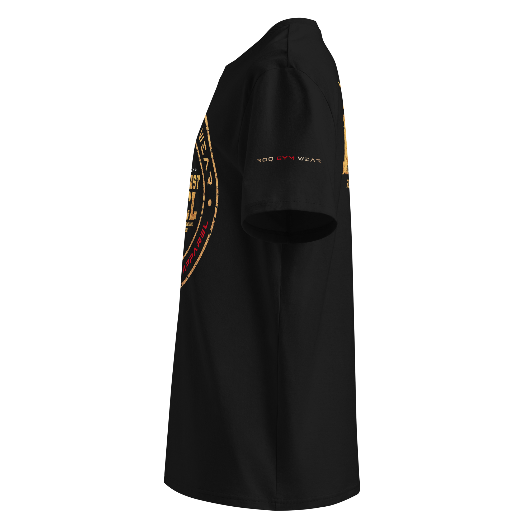 East Coast Muscle Gold - Regular T-Shirt - Black