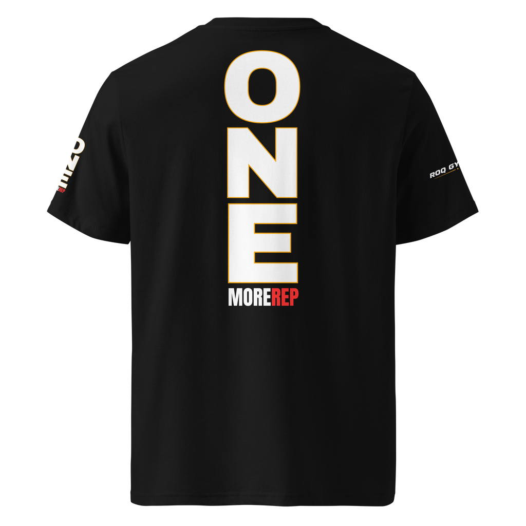 One More Rep - Regular T-Shirt - Black