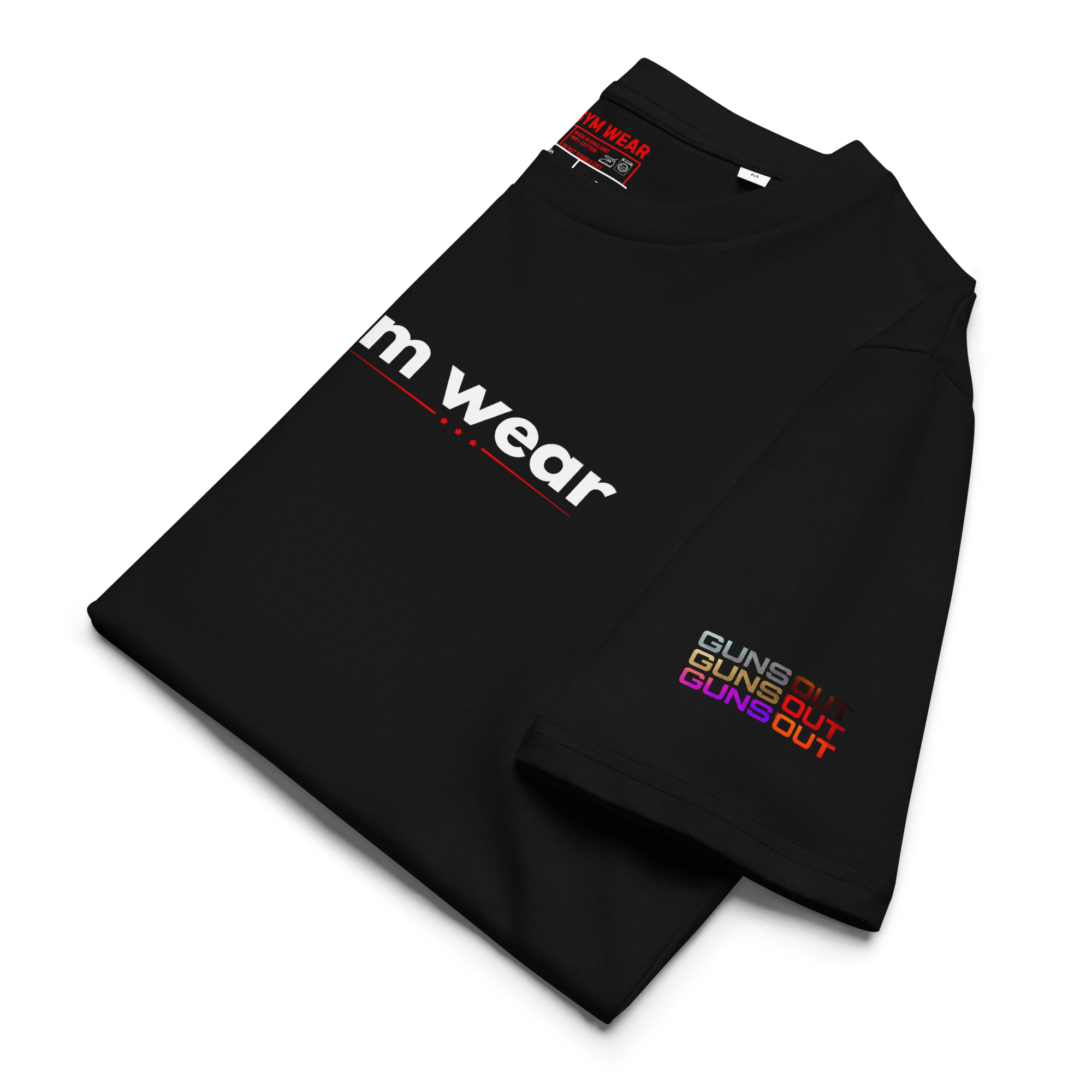 Guns Out - Regular T-Shirt - Black