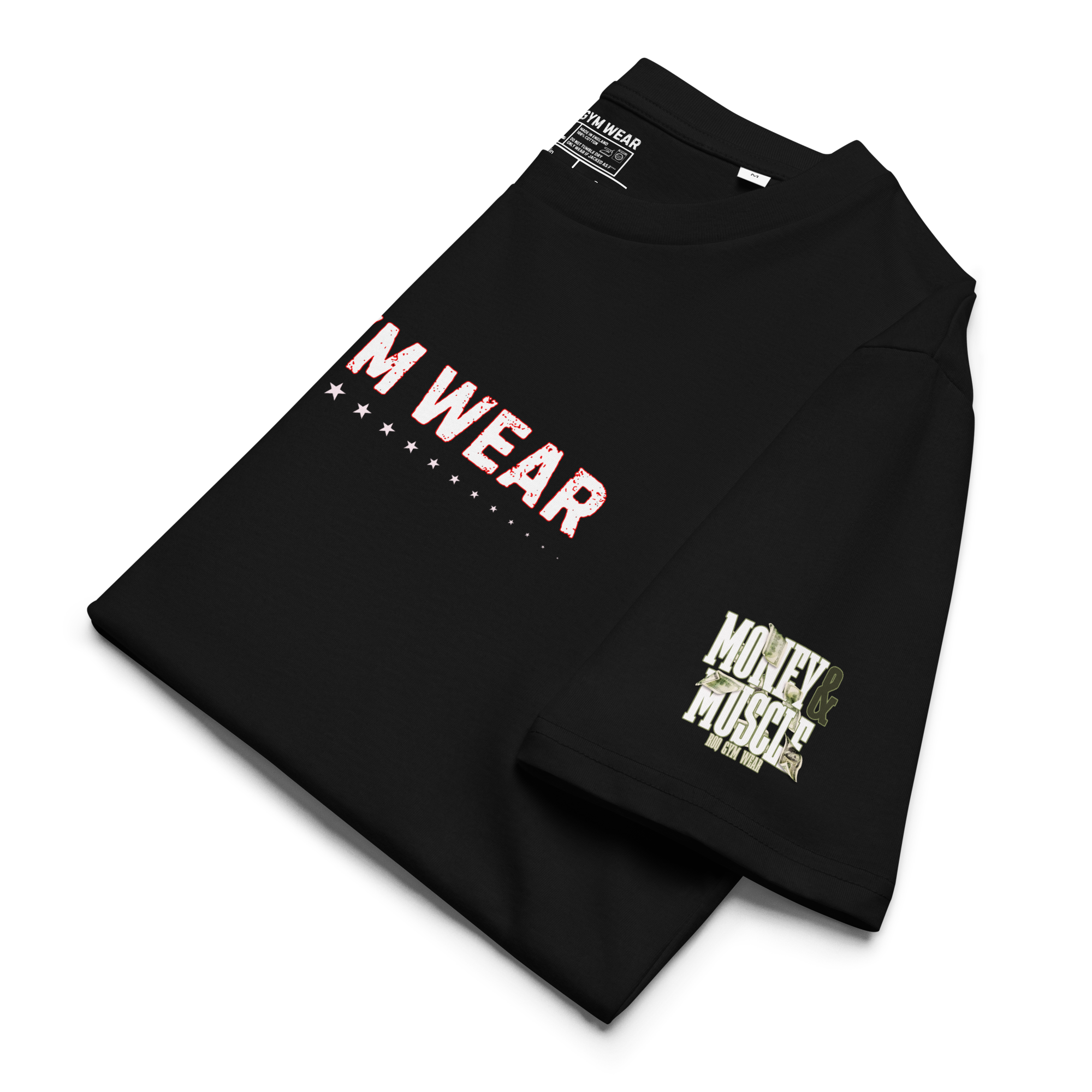 Money & Muscle - Regular T-Shirt - Black