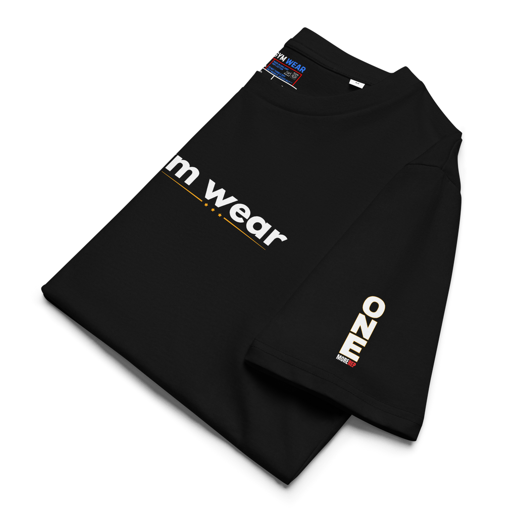 One More Rep - Regular T-Shirt - Black