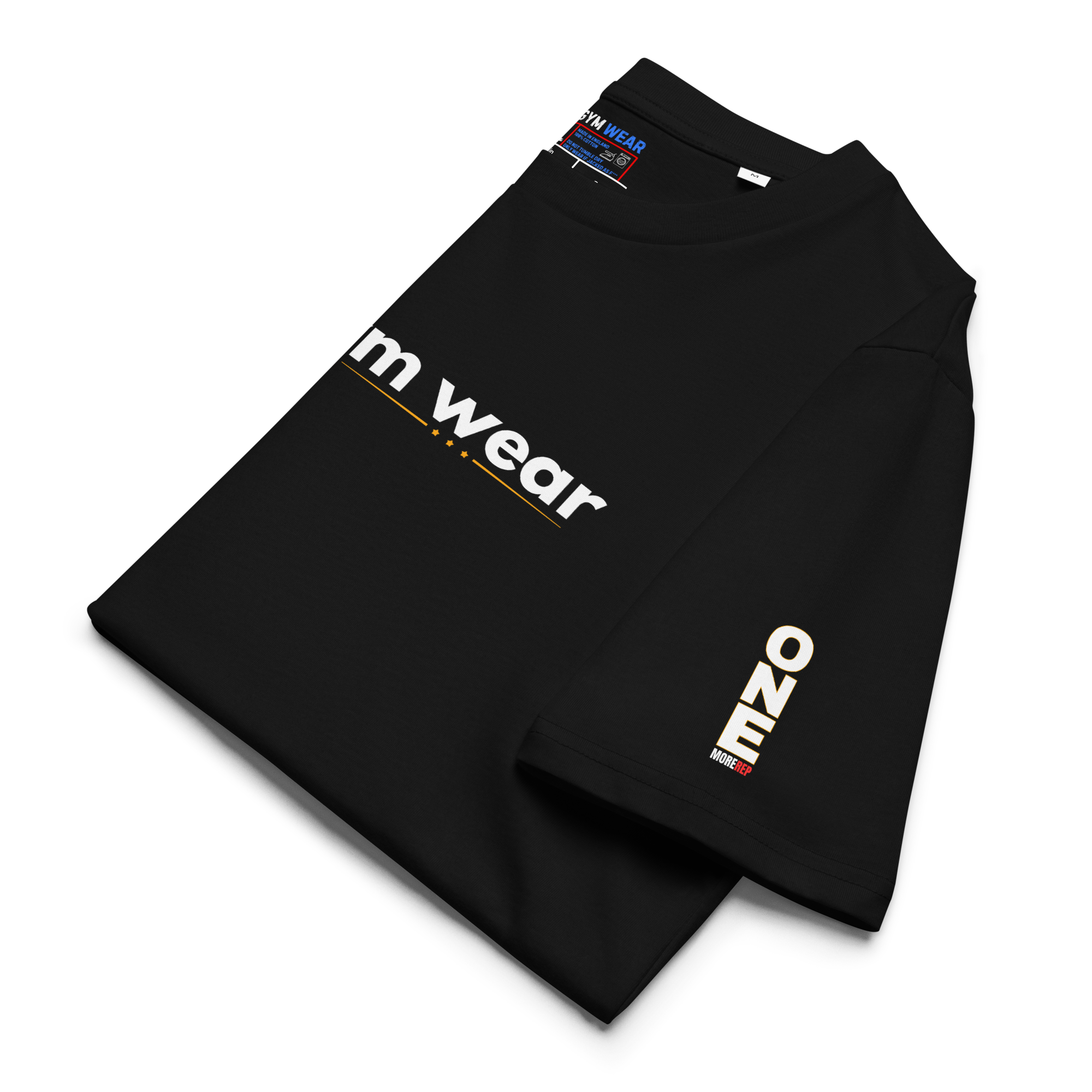 One More Rep - Regular T-Shirt - Black