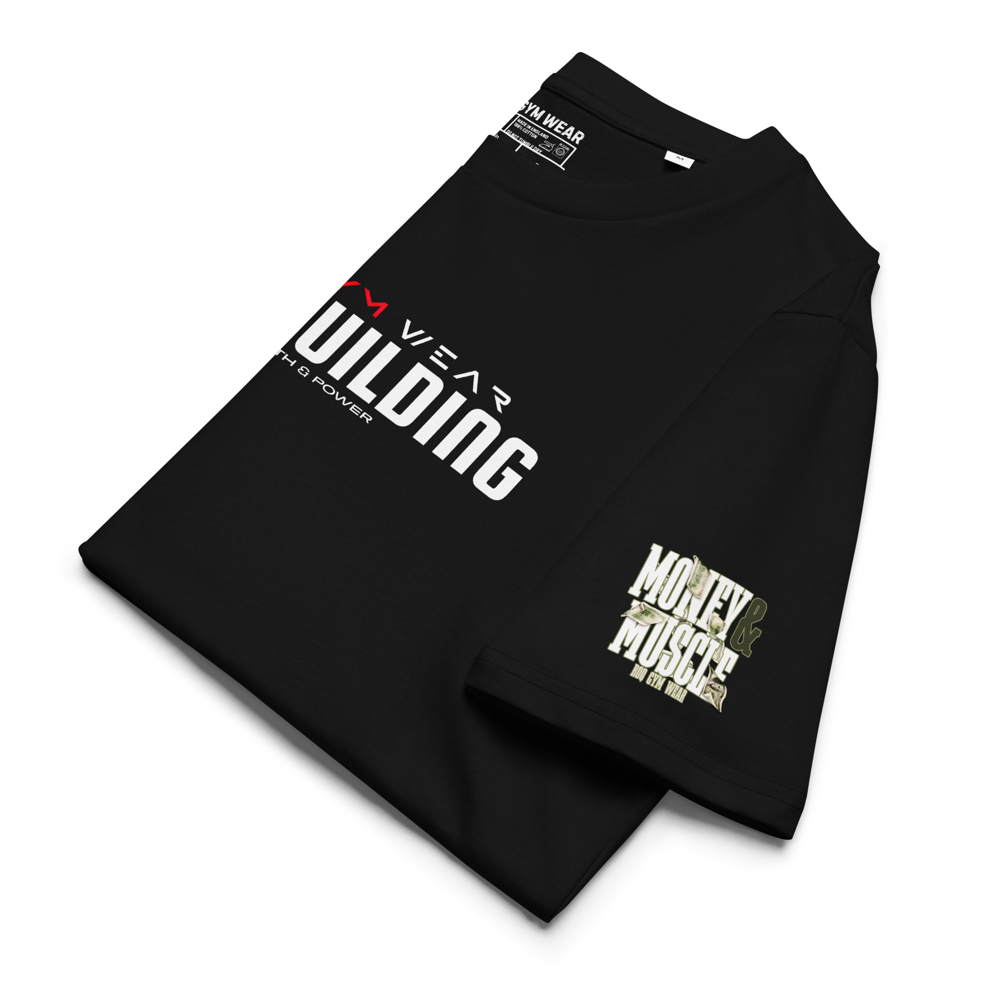 Money & Muscle - Regular T-Shirt - Black