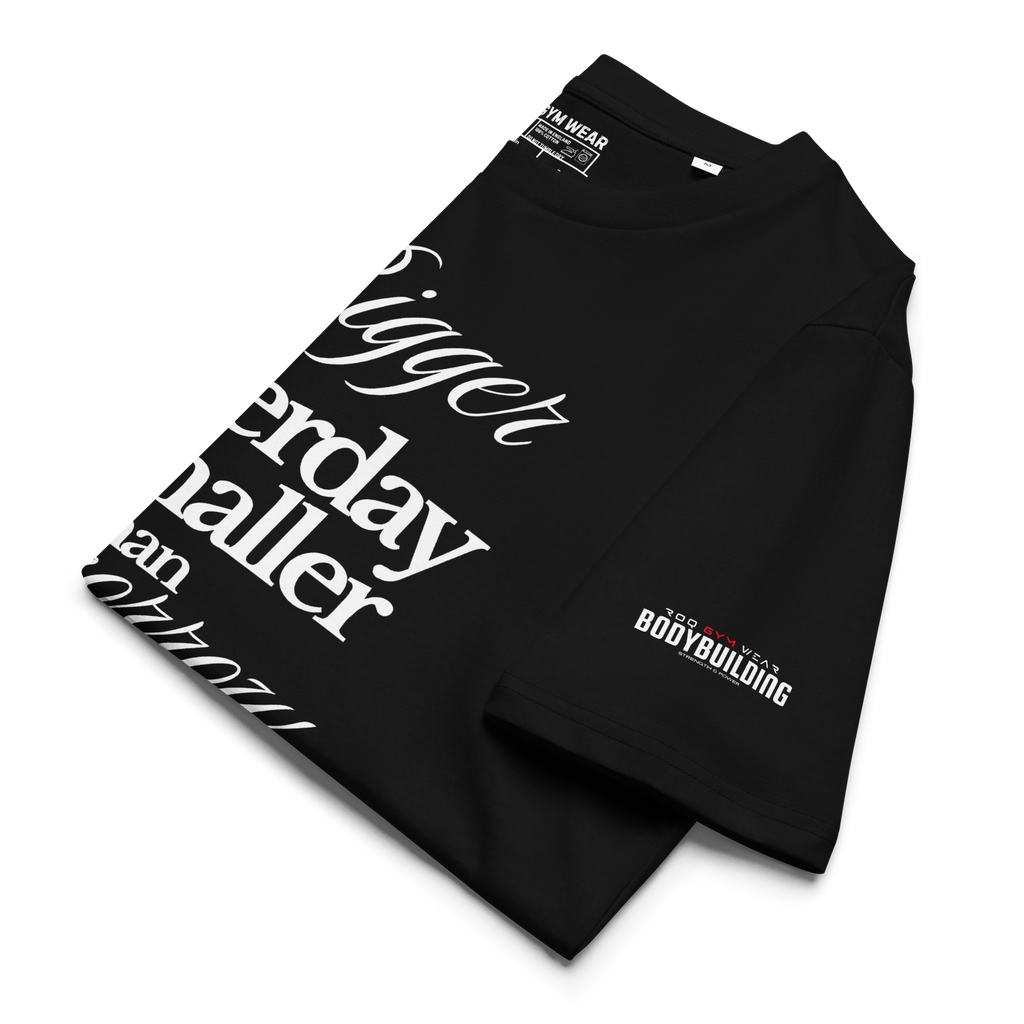 Bigger Than Yesterday - Regular T-Shirt - Black