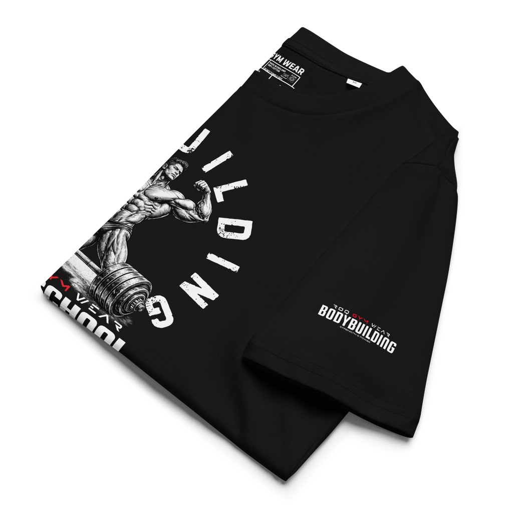 Old School BodyBuilding - Regular T-Shirt - Black