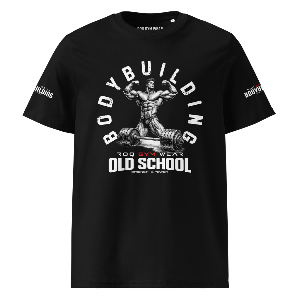 Old School BodyBuilding - Regular T-Shirt - Black