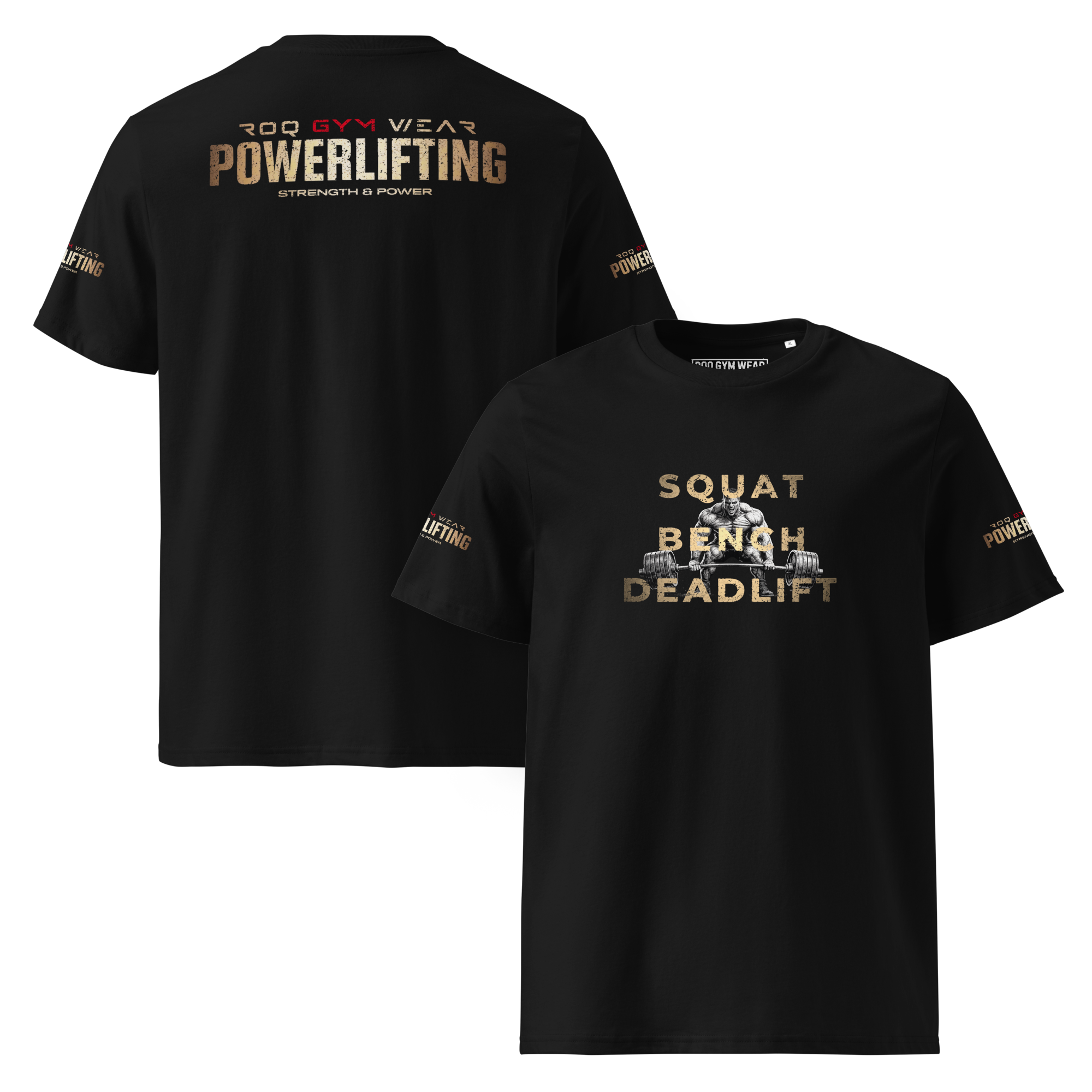 Squat Bench Deadlift - Regular T-Shirt - Black