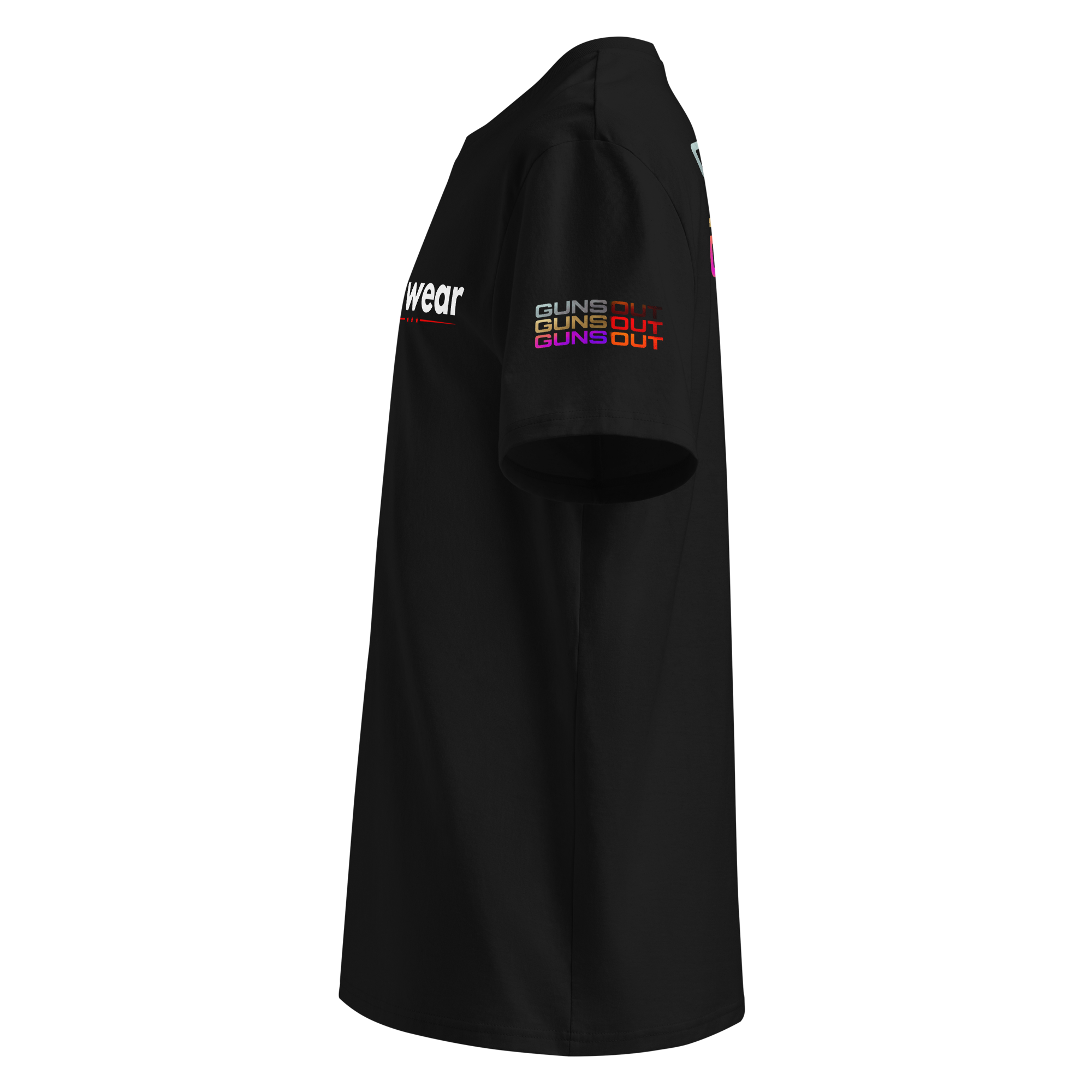 Guns Out - Regular T-Shirt - Black