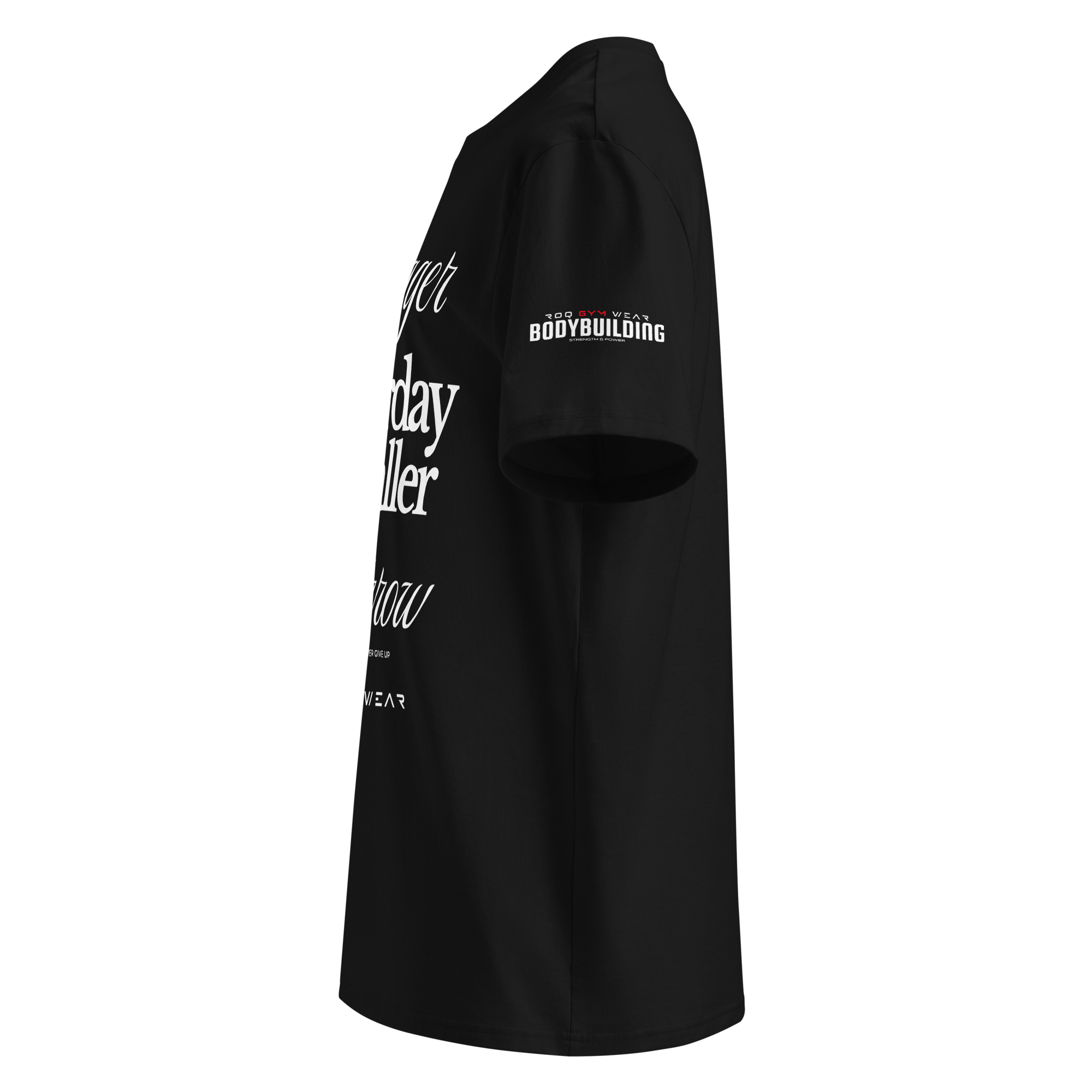 Bigger Than Yesterday - Regular T-Shirt - Black