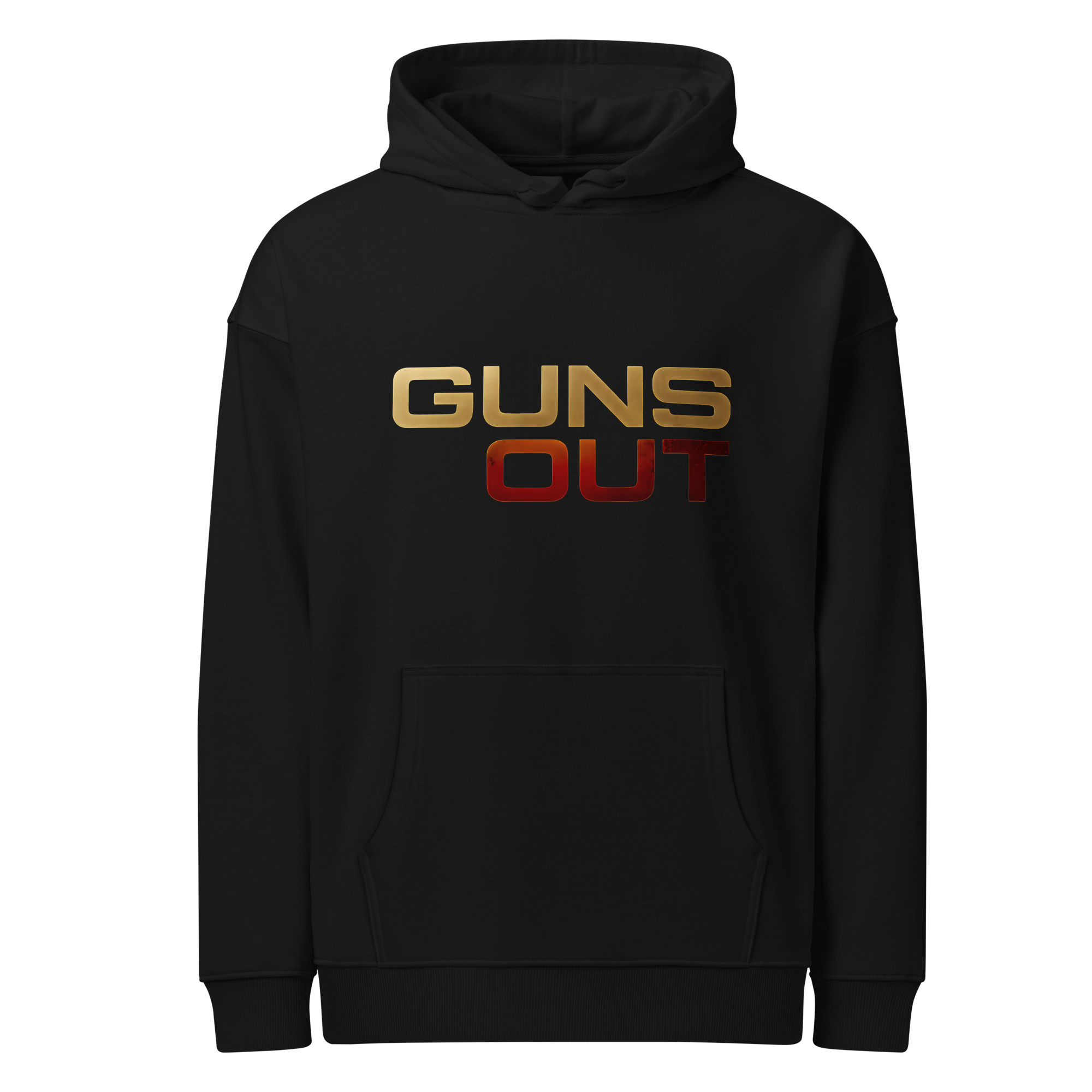 Guns Out - Hoodie - Black