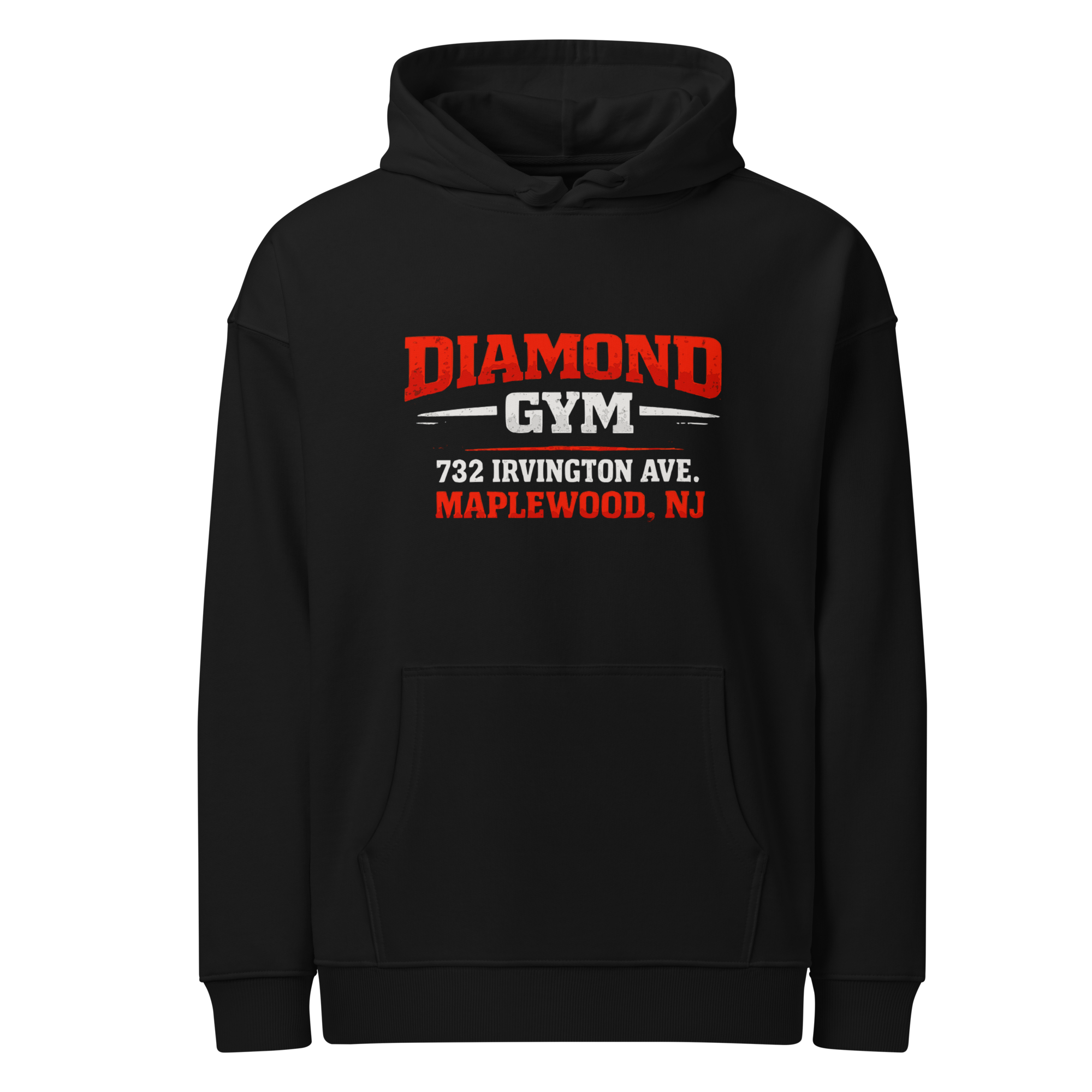 Diamond Gym - Hoodie - Black