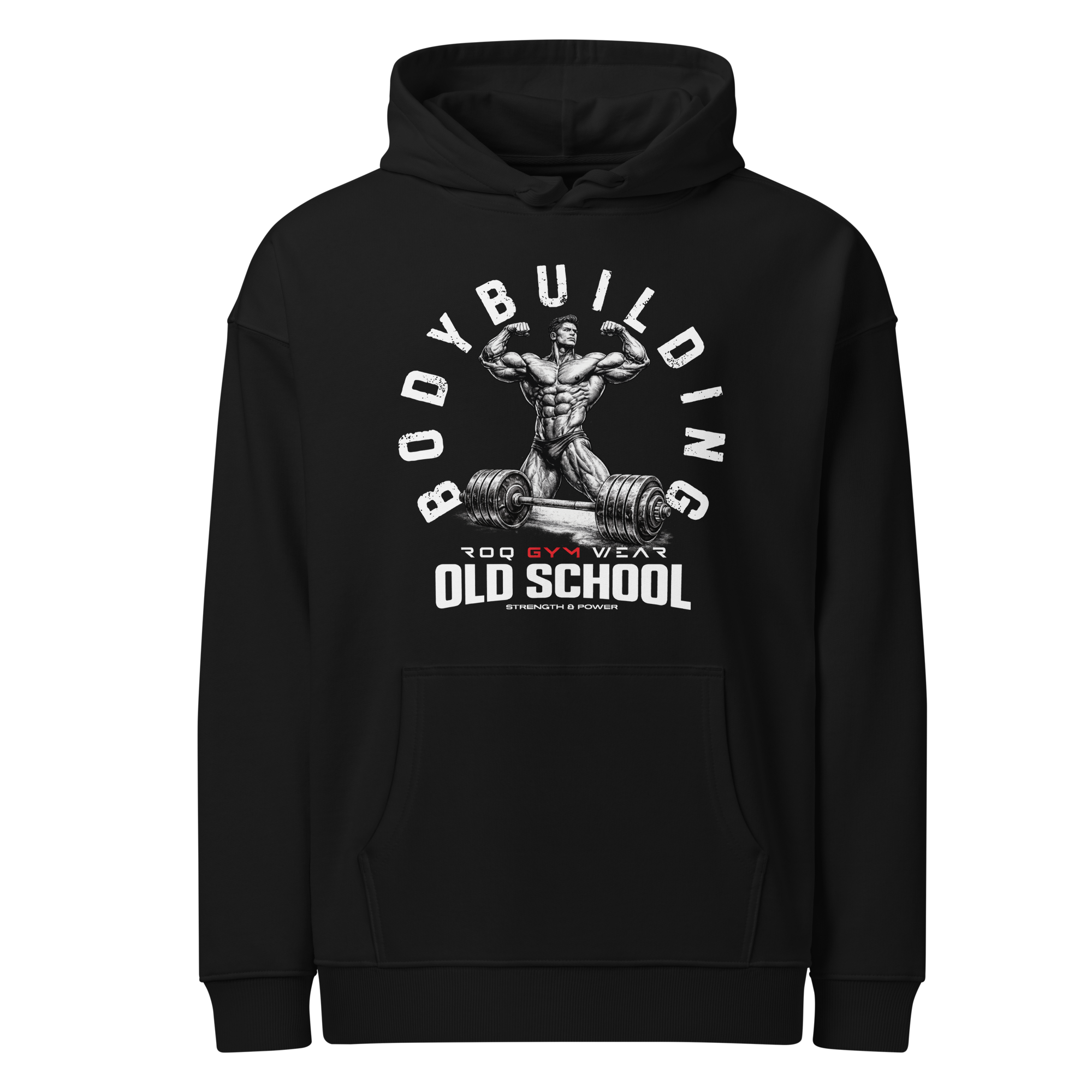 Old School BodyBuilding - Hoodie - Black